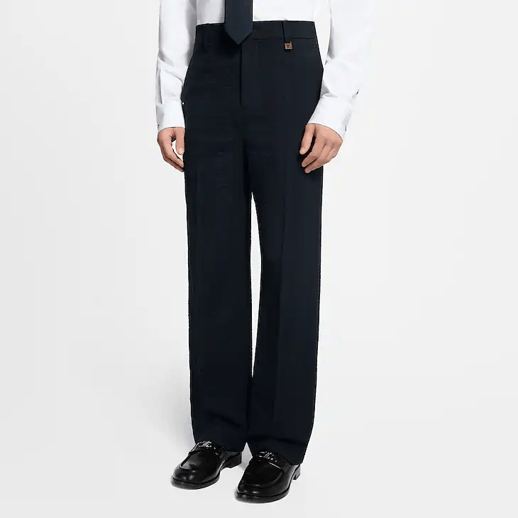 Louis Vuitton Textured Tailored Trousers Size 46S - 4 Thumbnail