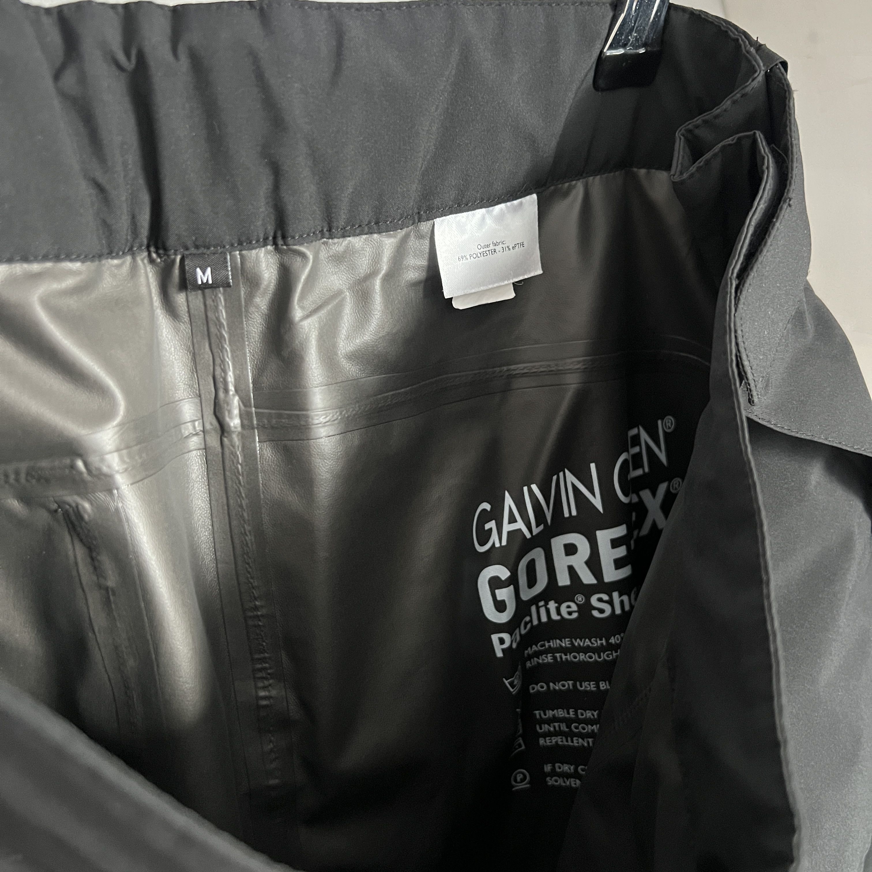 Galvin Green GALVIN GREEN GORE-TEX GTX Black Waterproof Pants Size M Size 30" / US 8 / IT 44 - 6 Thumbnail