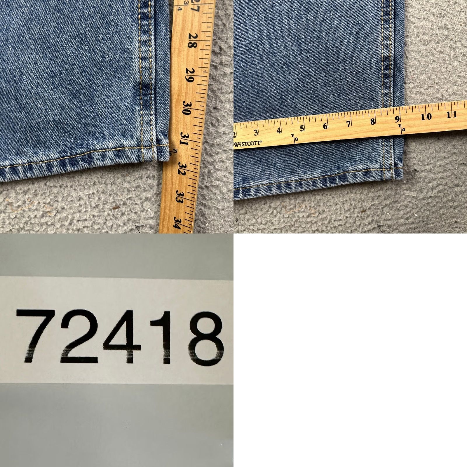 Levi's Levi's 505 Jeans 42X30 Blue 5 Pocket Red Tab Casual Denim Pants Shirt? Size US 42 / EU 58 - 8 Thumbnail