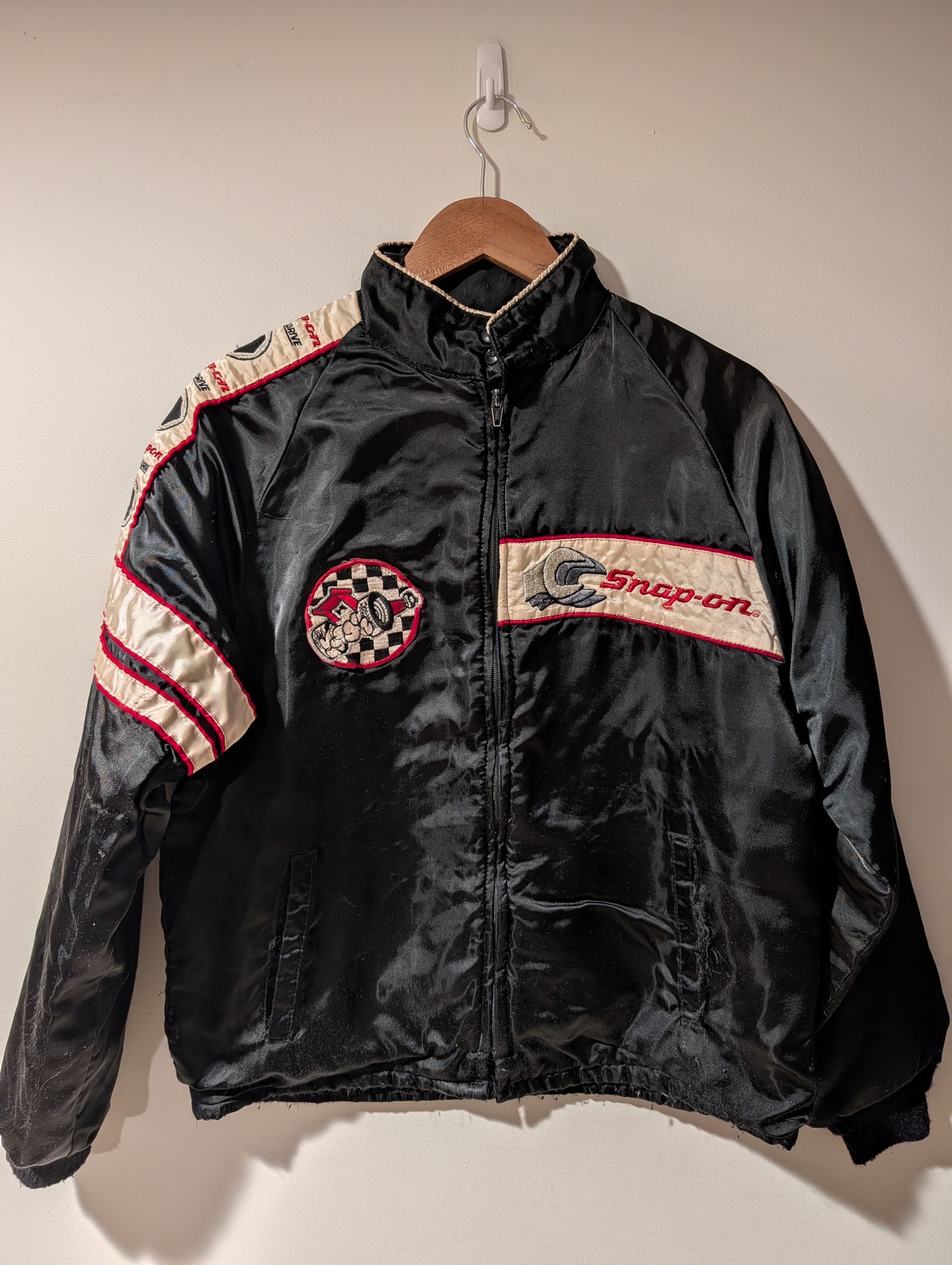 VTG Snap-On Horizon Sportswear Flank Drive Black Jacket