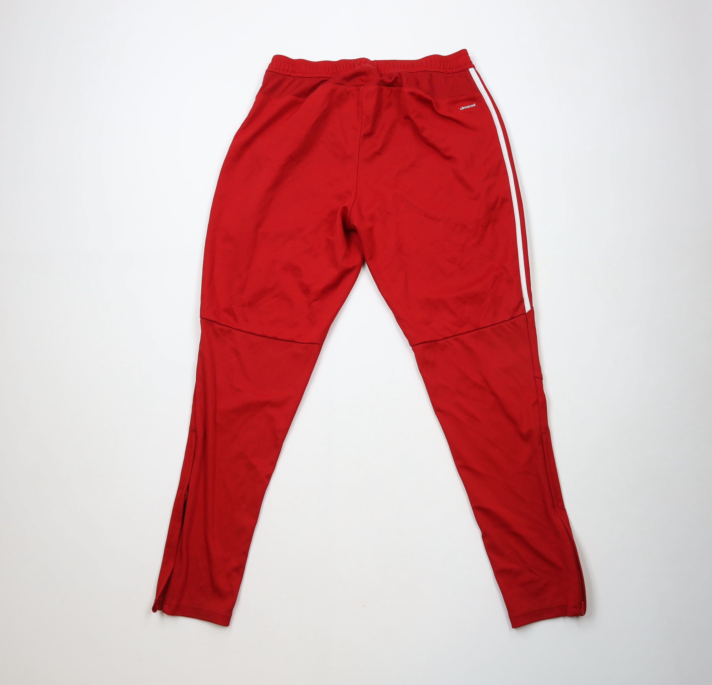 Adidas × Vintage Vintage Y2K Adidas Striped Tapered Soccer Warm Up Pants Red Size US 36 / EU 52 - 11 Thumbnail