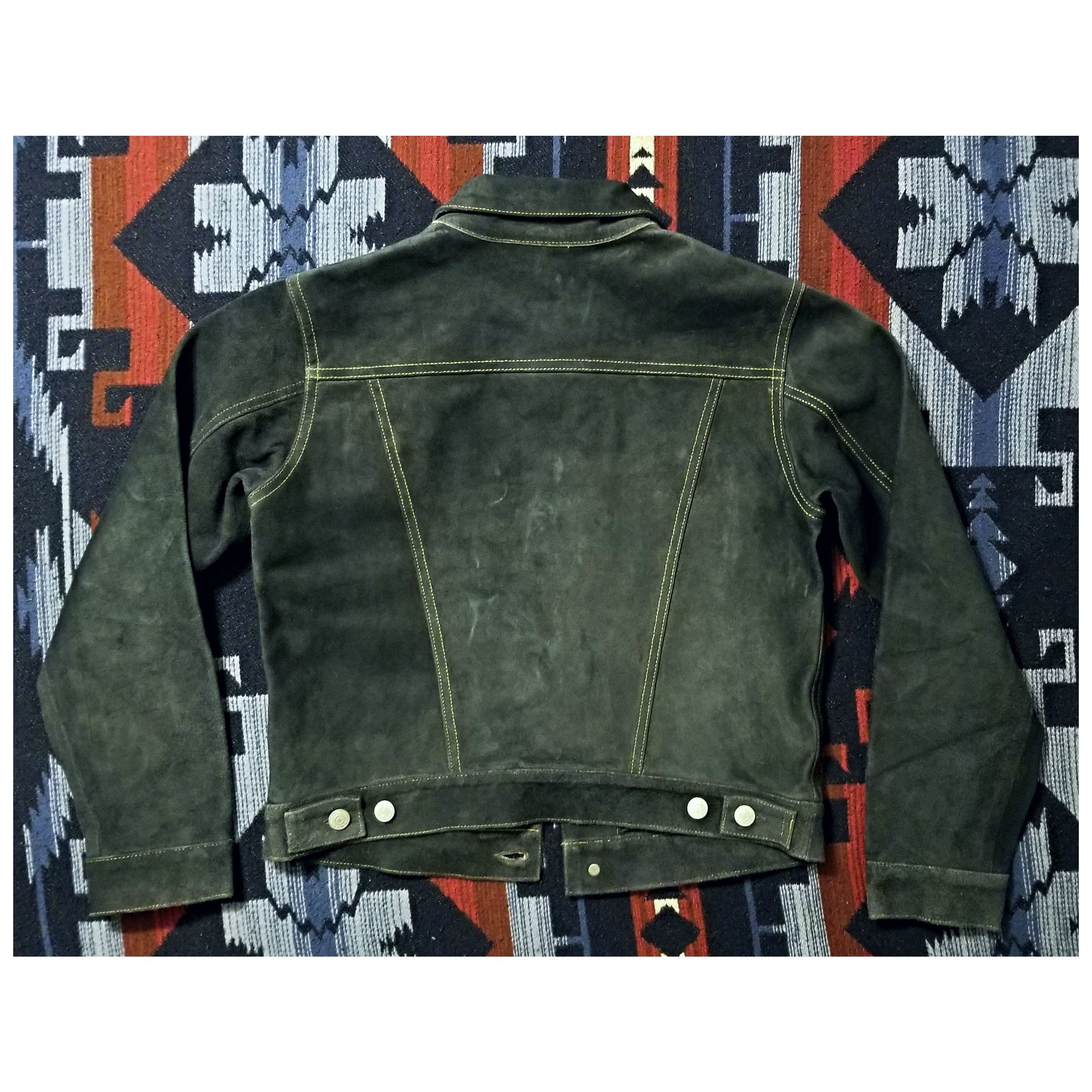 Ralph Lauren DOUBLE RL RALPH LAUREN RRL INDIGO LEATHER JACKET NWT SIZE 2 Size M / US 6-8 / IT 42-44 - 10 Thumbnail