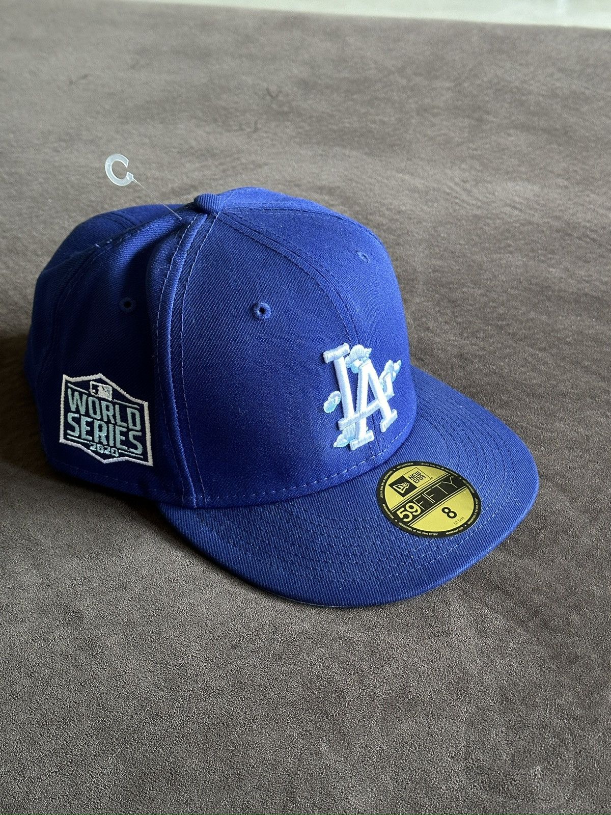 MLB Los Angeles Dodgers Clouds Hat Size 8 Size ONE SIZE - 1 Thumbnail