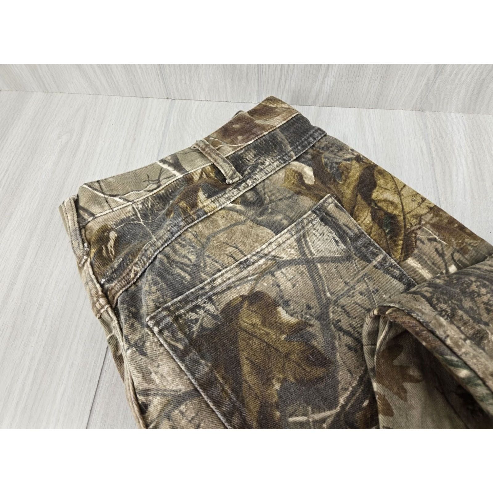 Realtree VINTAGE Realtree Jeans Men's 38x30 Camouflage Double Knee Denim Size US 38 / EU 54 - 3 Thumbnail