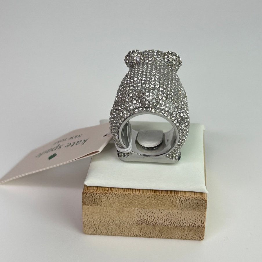 Kate Spade Kate Spade arctic friends polar bear pave ring size 6 Size ONE SIZE - 10 Thumbnail