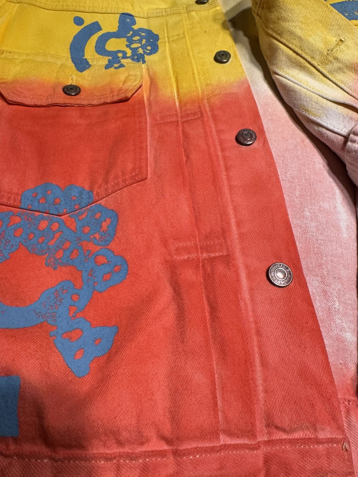 (B).Stroy × DENIM TEARS Denim tears x BSTROY denim jacket Size US XXL / EU 58 / 5 - 4 Thumbnail