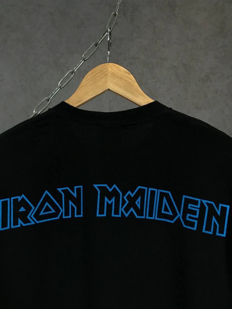Band Tees Iron Maiden vintage rock overprinted band tee Size US M / EU 48-50 / 2 - 6 Thumbnail
