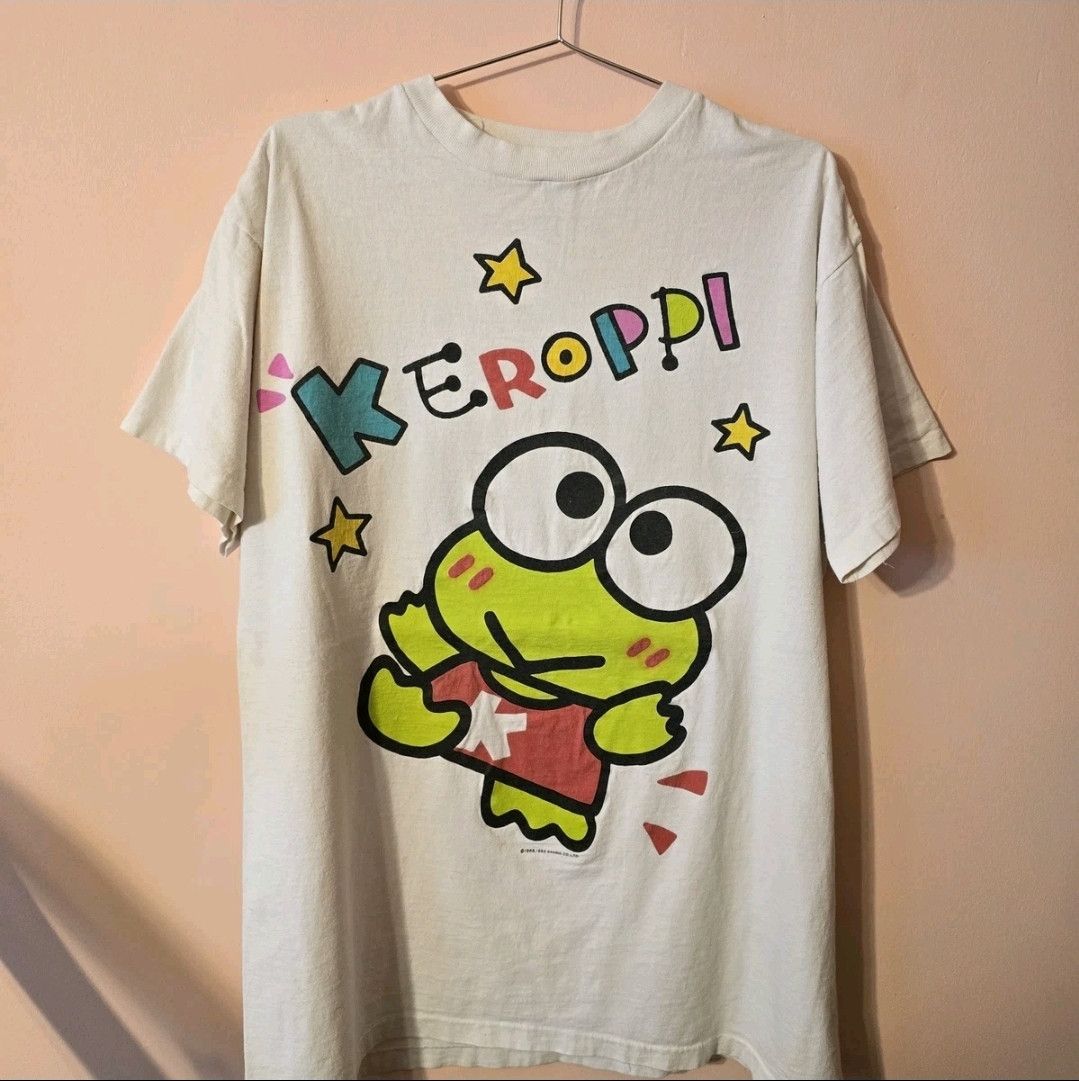 Vintage Vintage Sanrio Keroppi T-SHIRT Sz XL Size US XL / EU 56 / 4 - 1 Thumbnail