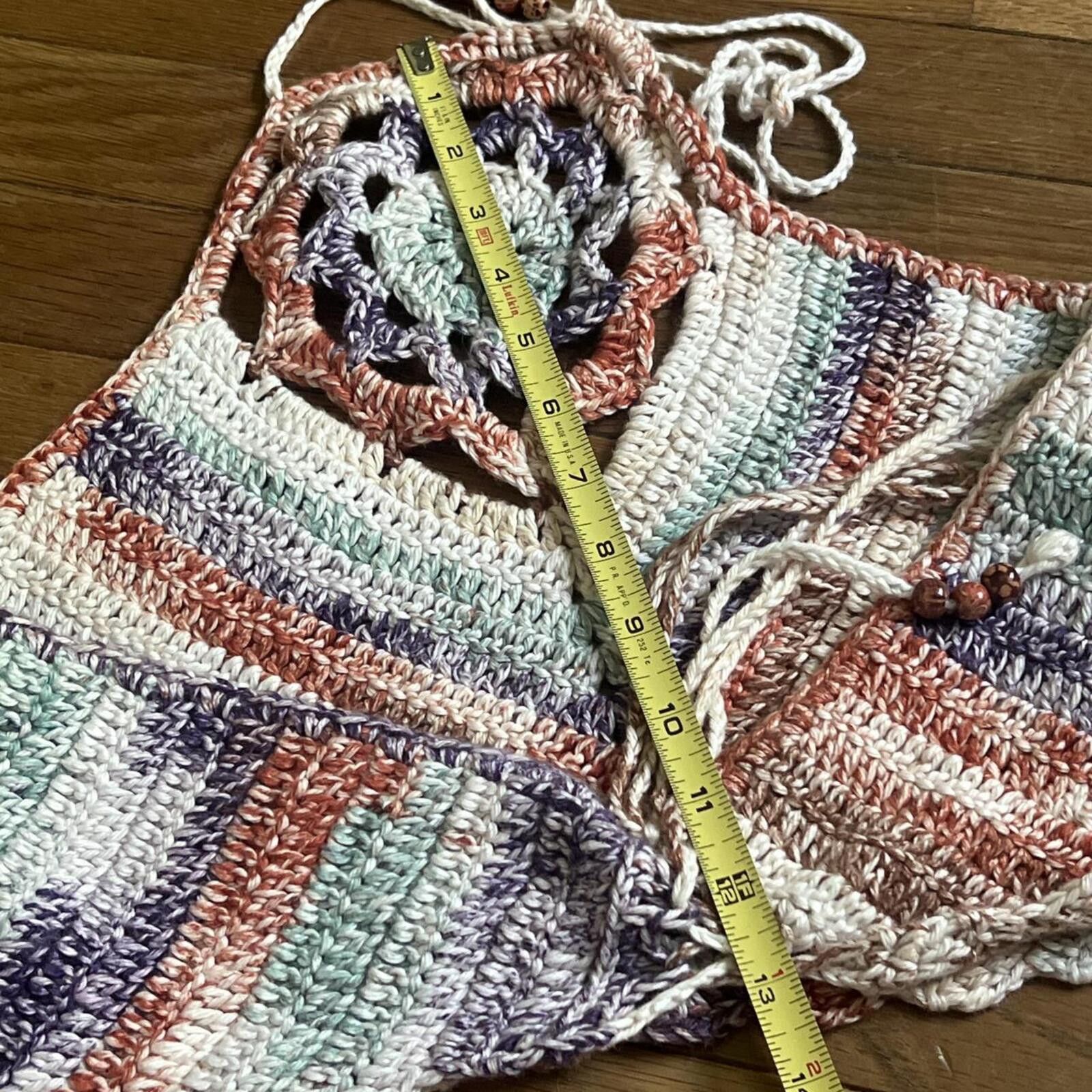 Other handmade crochet halter top Size M / US 6-8 / IT 42-44 - 4 Thumbnail