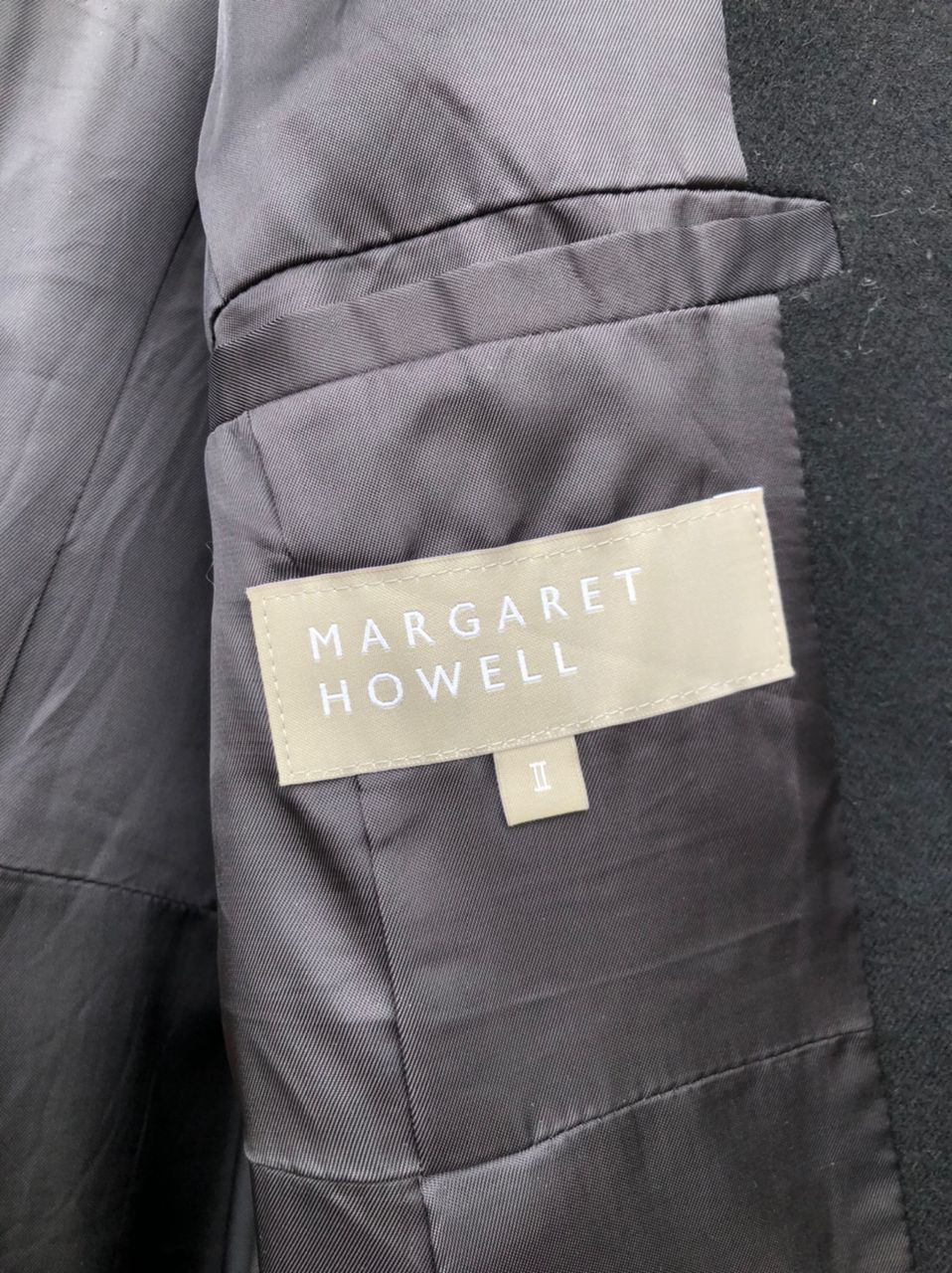 Japanese Brand × Margaret Howell Vintage MHL Margaret Howell Collarless Coat Jacket Size S / US 4 / IT 40 - 3 Thumbnail