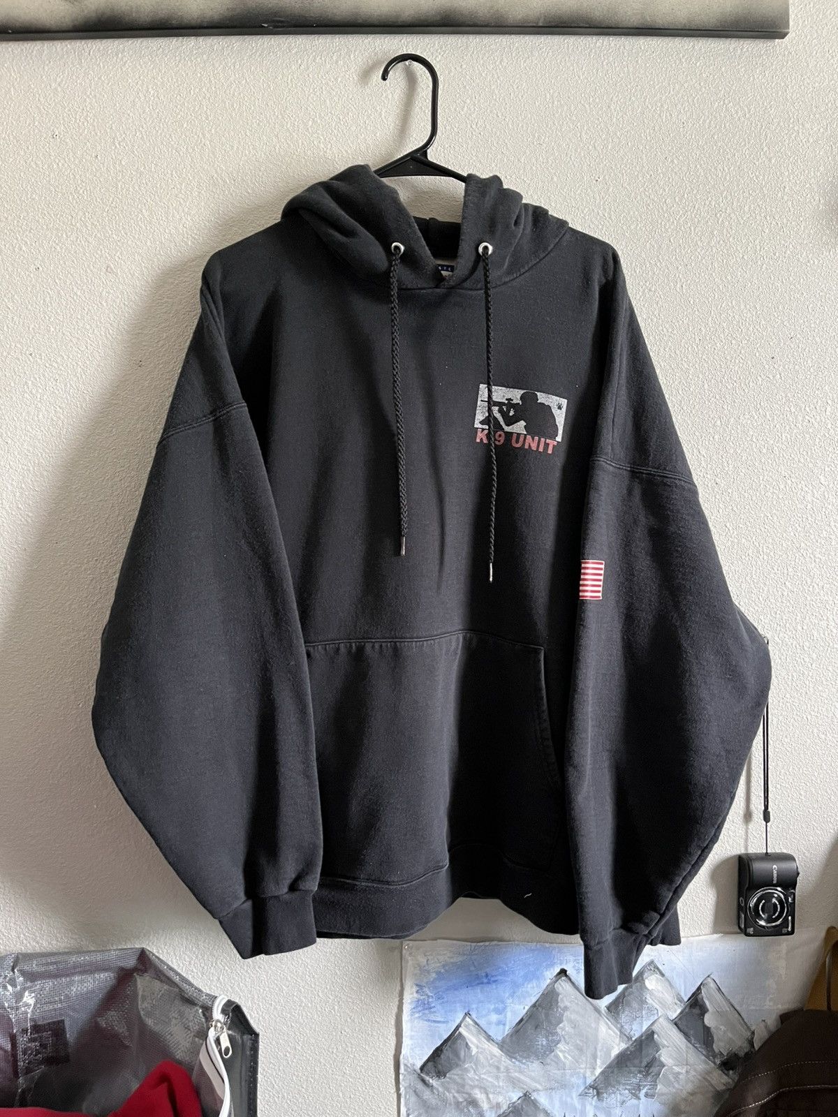 Hanes Major League K9 Unit Hoodie Black 2XL Hanes Size US XXL / EU 58 / 5 - 1 Thumbnail