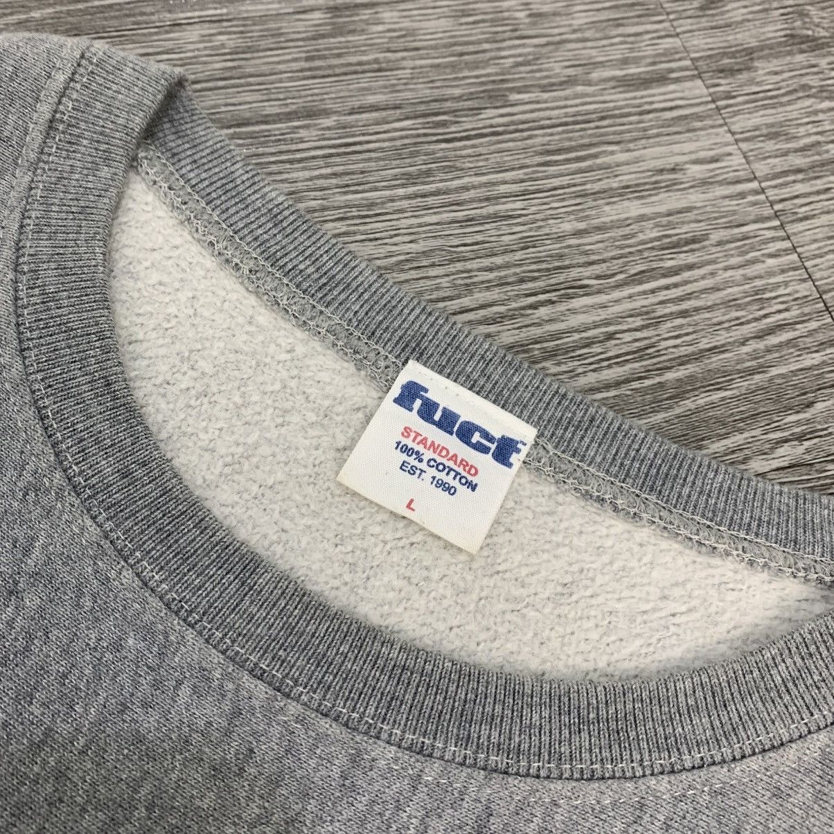 Vintage Vtg 90s Fuct Box Logo Sweetshirt Size US L / EU 52-54 / 3 - 4 Thumbnail