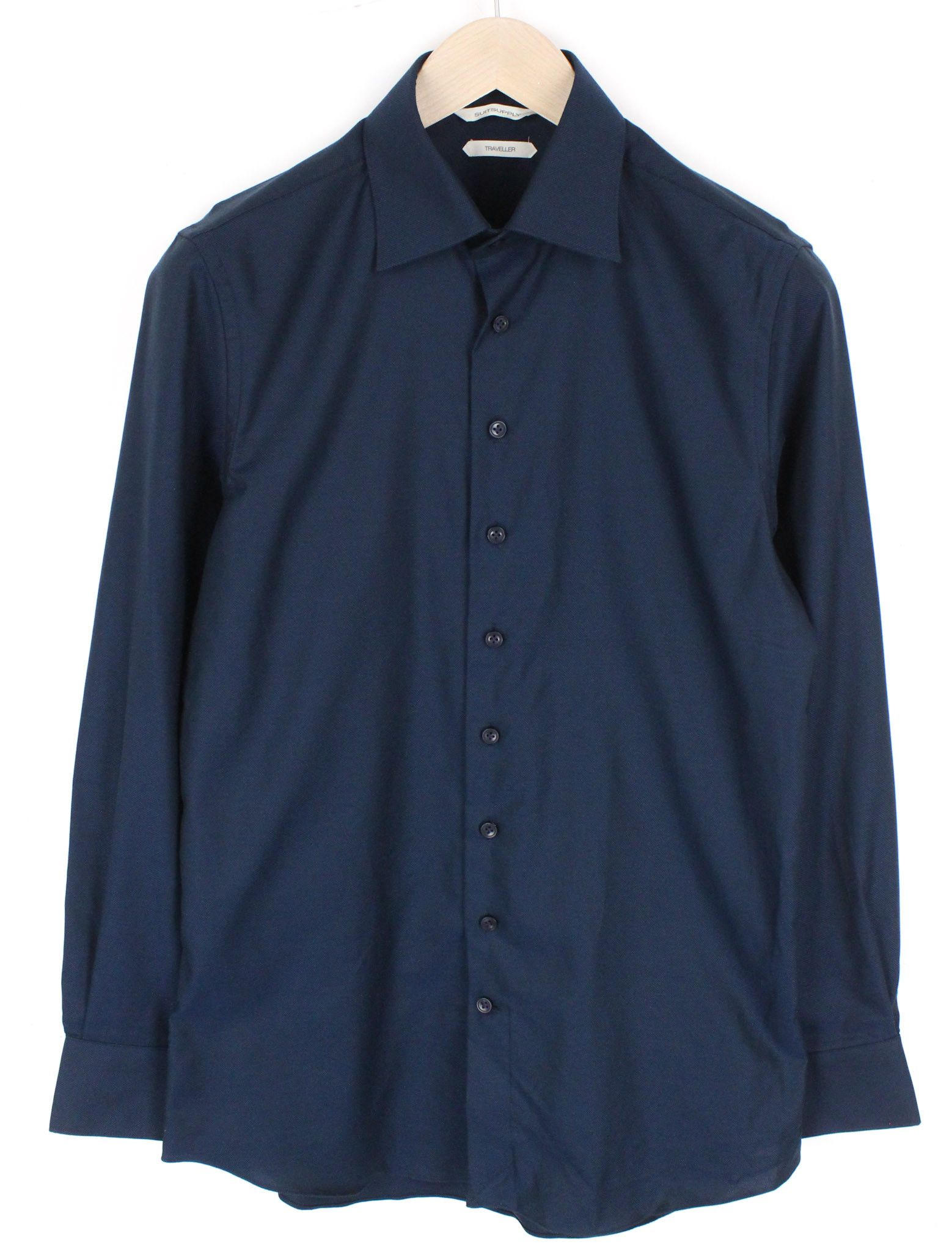 Suitsupply TRAVELLER 39 Extra Slim Navy Cotton 72355 Size 38R - 1 Thumbnail