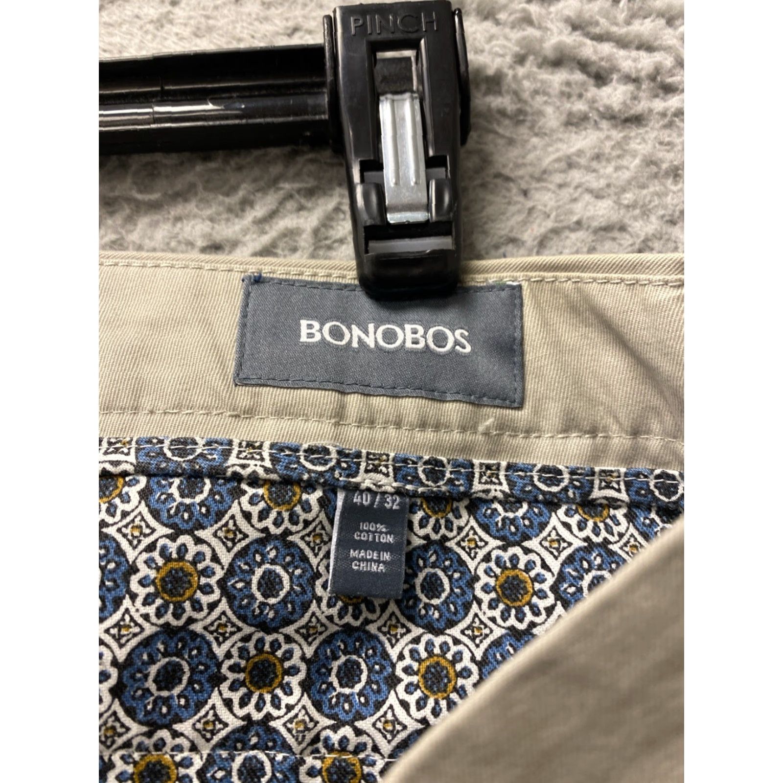 Bonobos Bonobos Chino Pants Men Regular Beige 40x32 Straight Slim / 0566 Size US 40 / EU 56 - 7 Thumbnail
