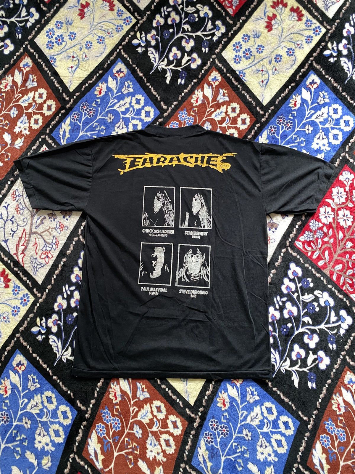 Band Tees Vintage Death Earache Records Tshirt Bootleg 90s Size US L / EU 52-54 / 3 - 2 Thumbnail