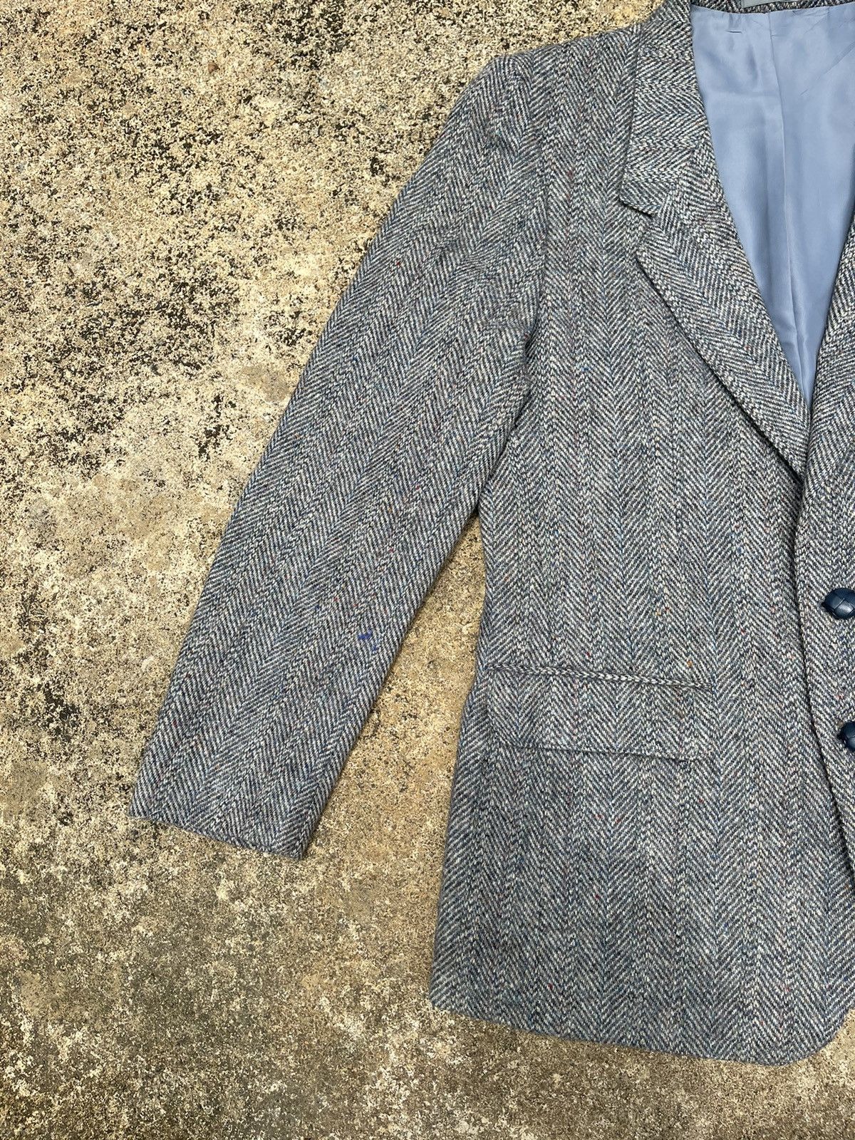 Designer Harris Tweed Handwoven Blazer Jacket Made for Pitlochry Size US M / EU 48-50 / 2 - 4 Thumbnail