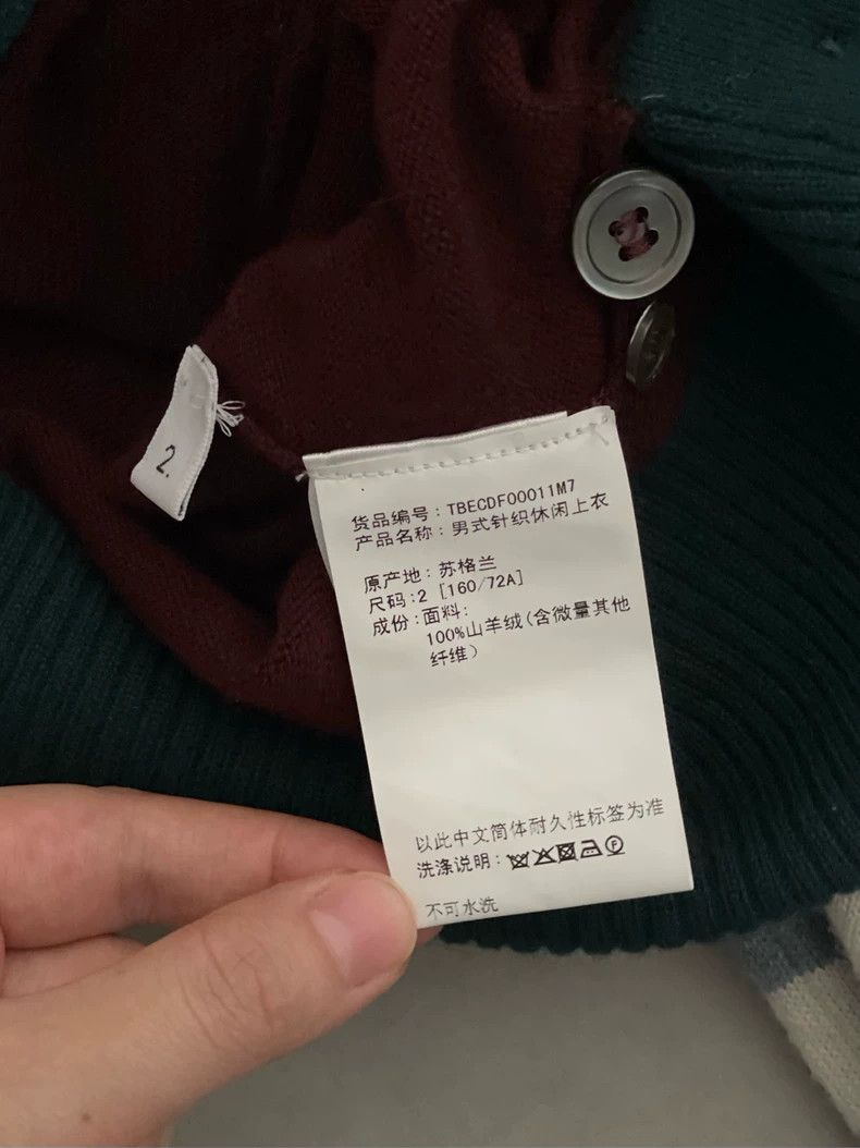 Thom Browne Thom browne Colorful stitching four-striped cashmere cardig Size US M / EU 48-50 / 2 - 7 Thumbnail