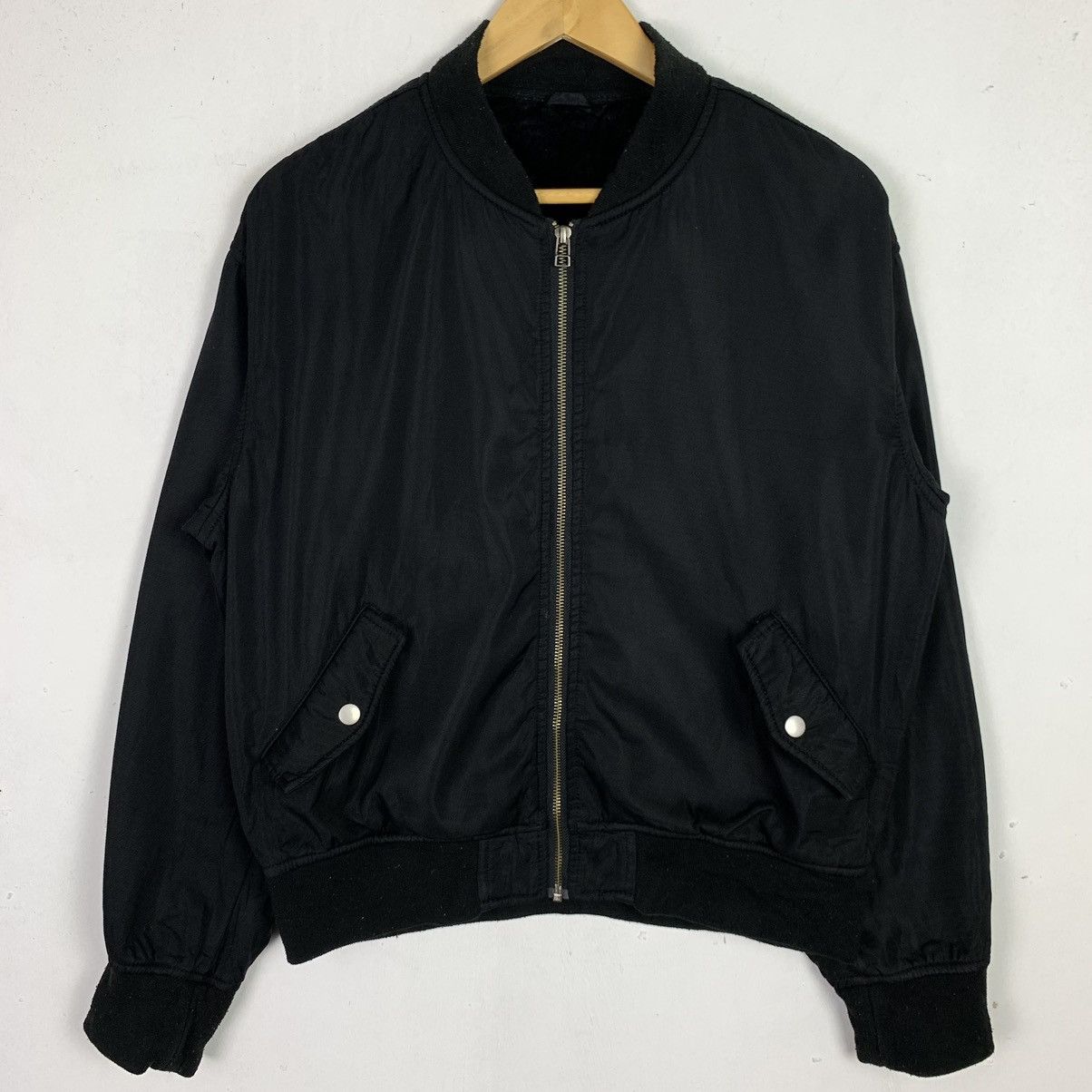 Japanese Brand × Vintage Vintage Japanese brand zip up bomber jacket Size US M / EU 48-50 / 2 - 1 Thumbnail