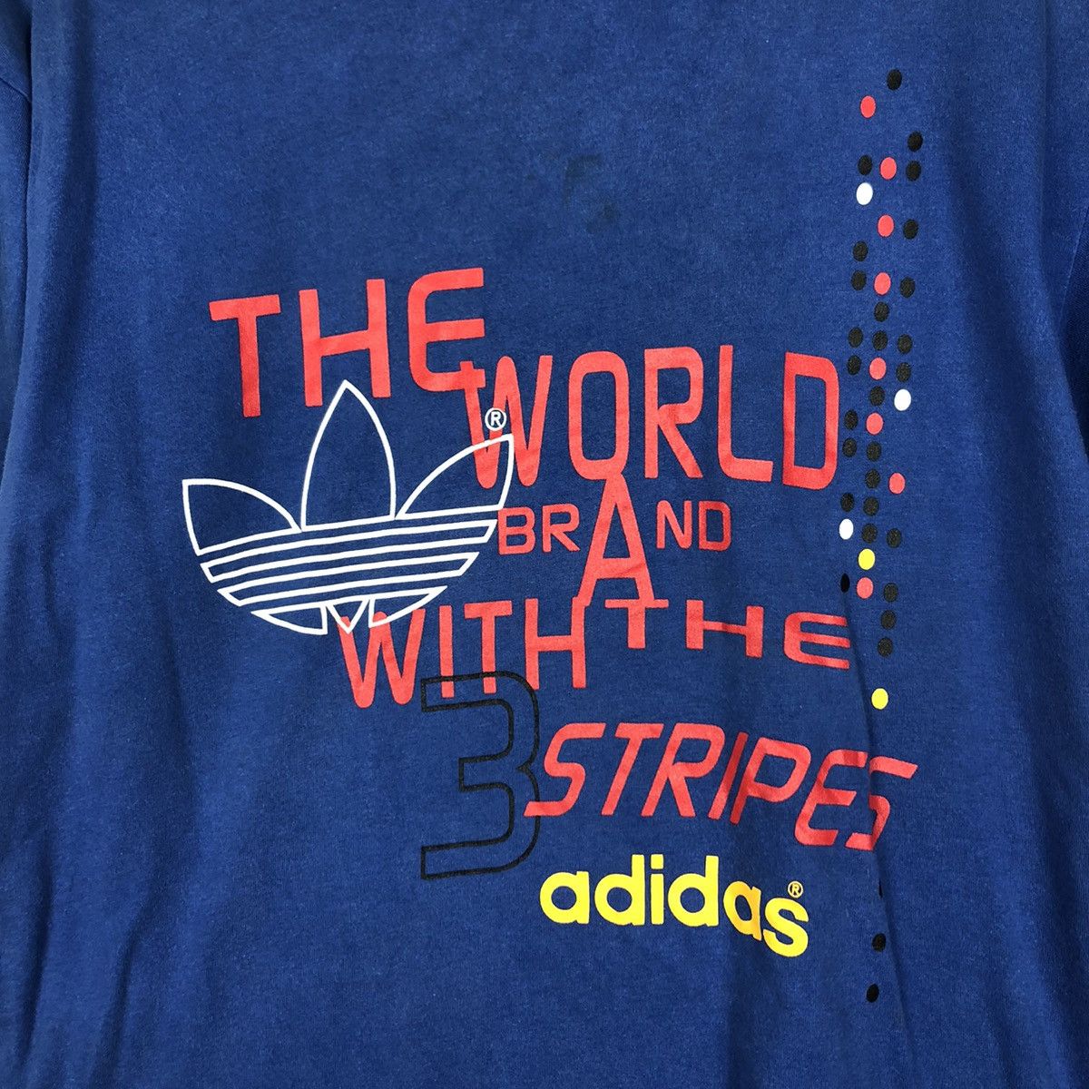 Adidas × Descente × Japanese Brand Vintage Adidas Short Sleeve T-shirt 90s Design Medium Size US M / EU 48-50 / 2 - 9 Thumbnail