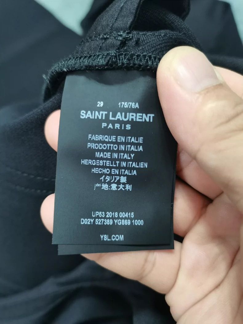 Yves Saint Laurent saint laurentBlack Basic Classic Skinny Jean 2503-Nextarrow Size US 29 - 8 Thumbnail