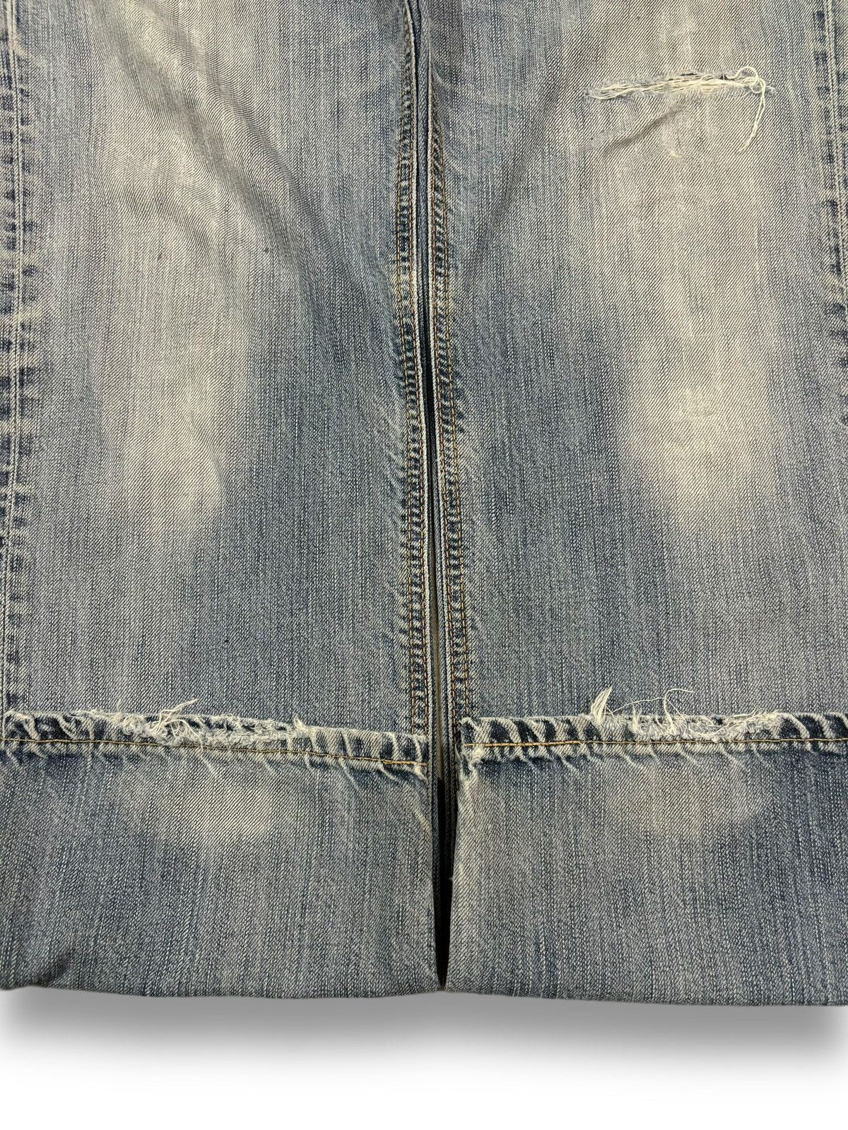 Edwin Vintage Edwin 503 Premium Blue Wash Distressed Grunge Jeans Size US 30 / EU 46 - 8 Thumbnail