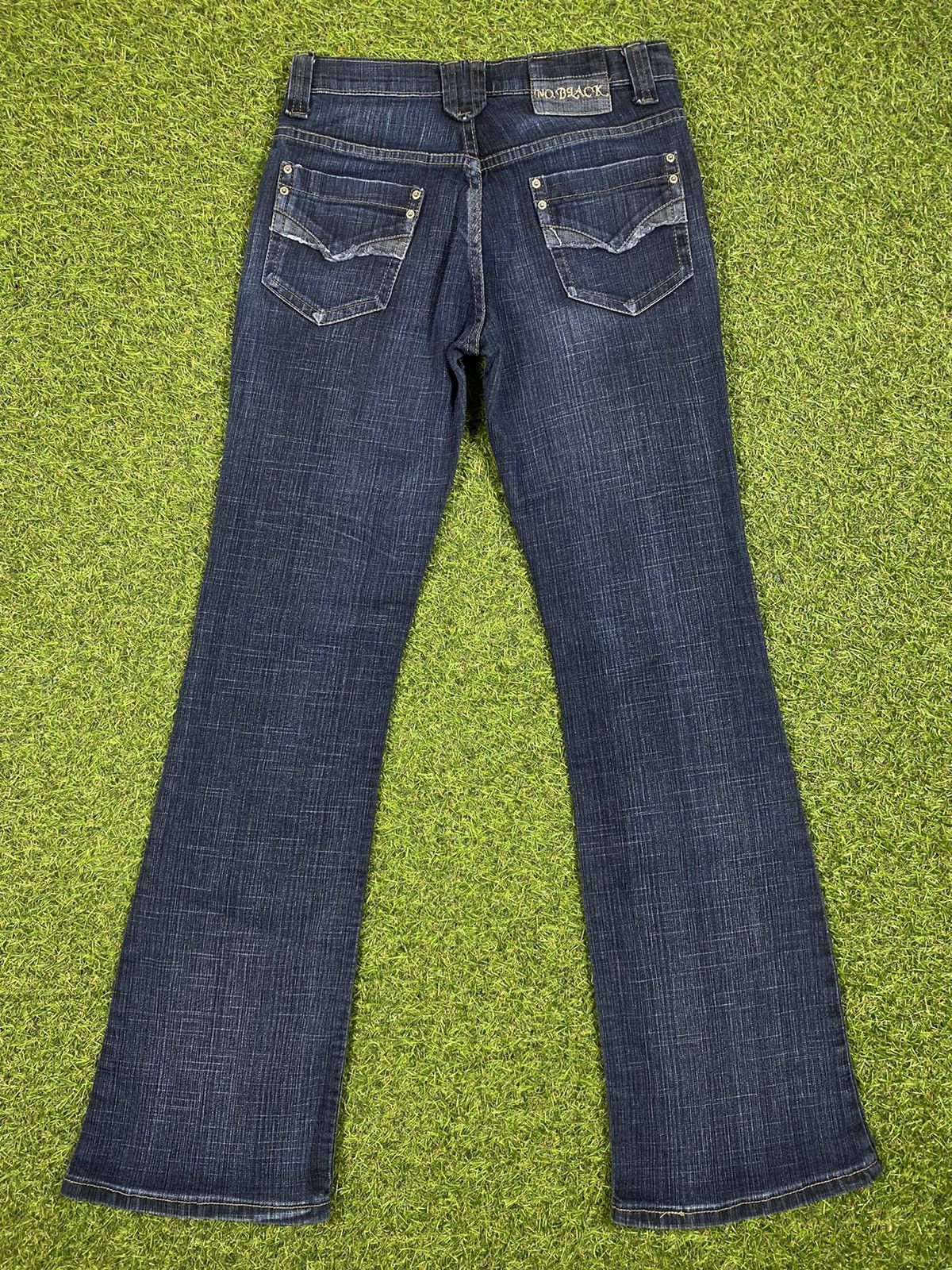 Japanese Brand × Vintage Vintage 90s Flare jeans denim streetwear style size 28 Size 28" / US 6 / IT 42 - 4 Thumbnail