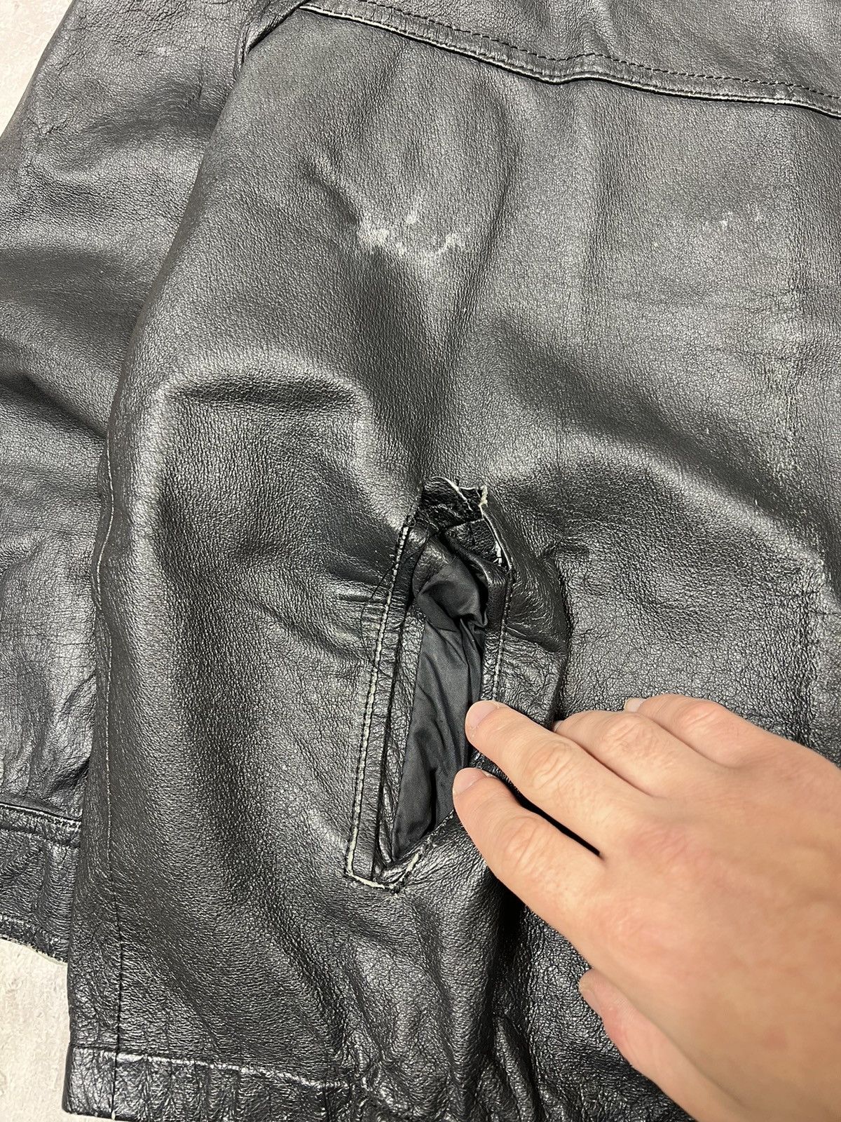 Vintage Vintage Y2k Leather Jacket Size US M / EU 48-50 / 2 - 4 Thumbnail
