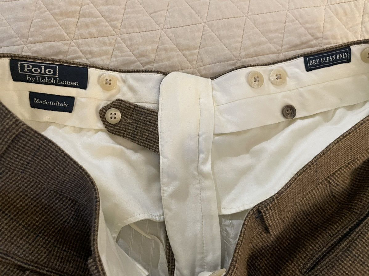 Polo Ralph Lauren × Vintage Cashmere Blend Flat Front 'Preston' Trouser Size US 39 - 6 Thumbnail