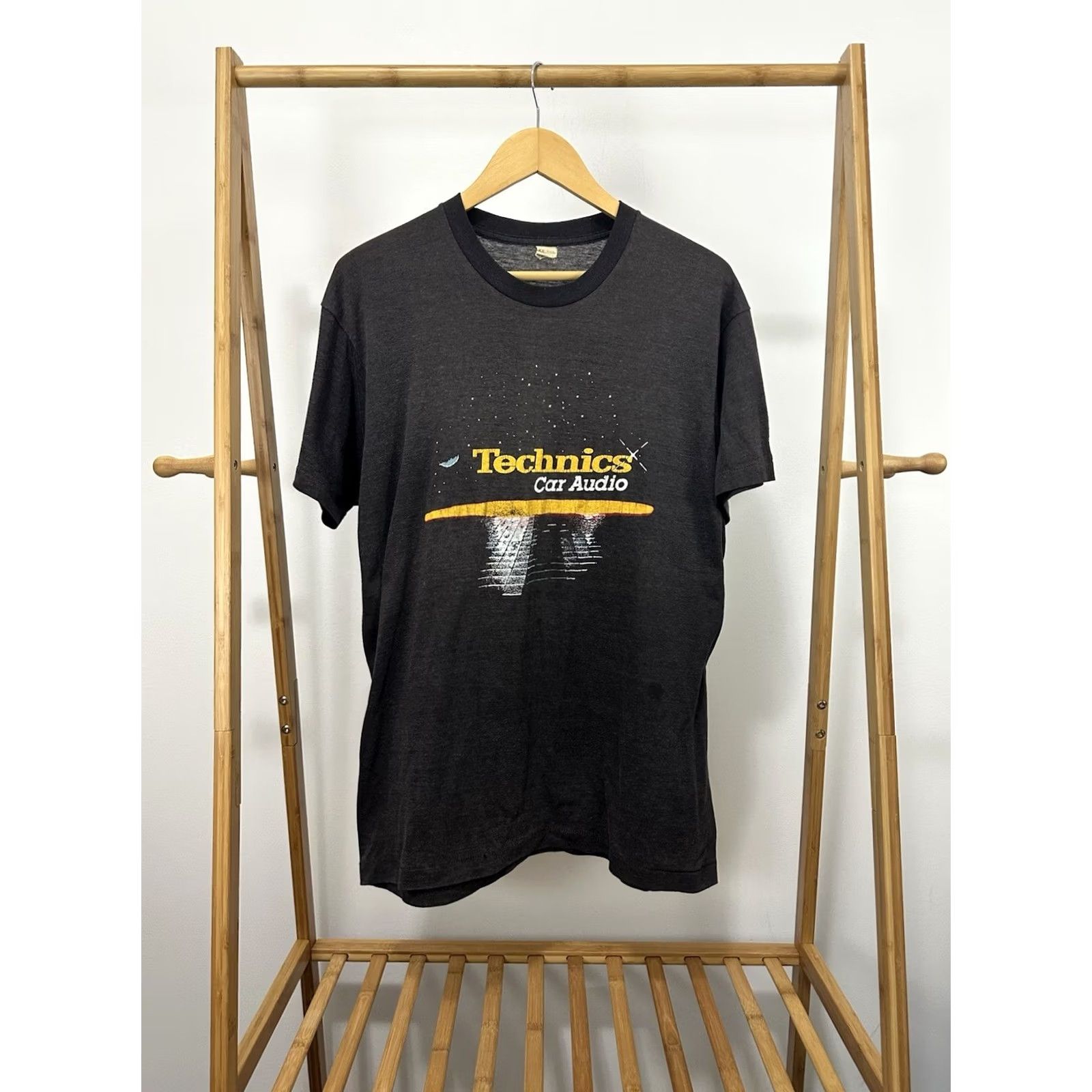 Vintage VTG 80s Technics Car Audio Sound Paper Thin Burnout Worn T-Shirt RARE Size XXL VTG Size US XXL / EU 58 / 5 - 2 Thumbnail