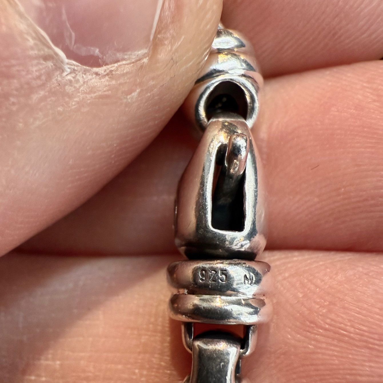 David Yurman David Yurman Box Chain Black Diamond Pavé Dog Tag Necklace Size ONE SIZE - 11 Thumbnail
