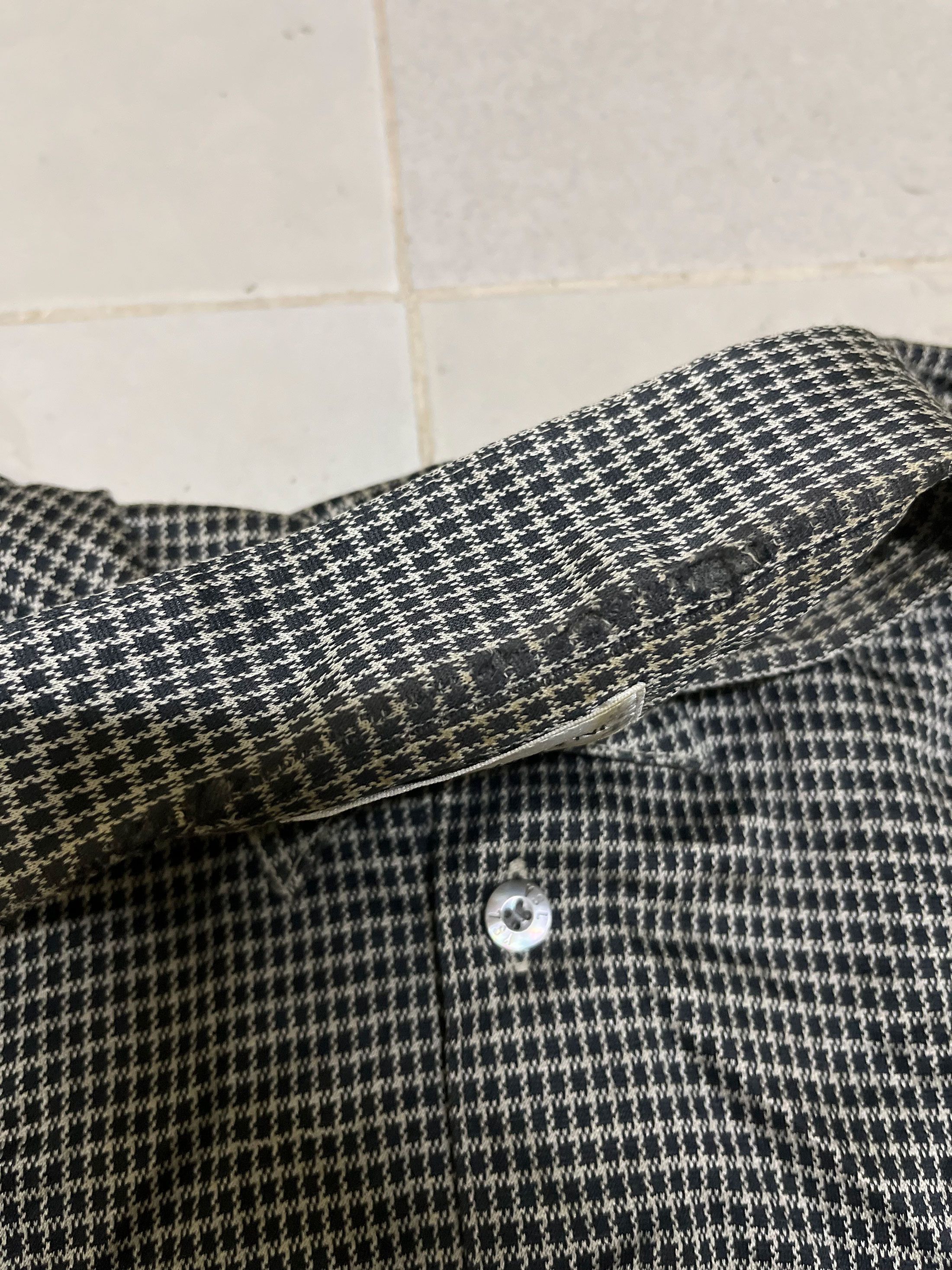 Vintage × Yves Saint Laurent Vintage YSL Japan 80s 90s 70s Retro Long Sleeve Collared Size US M / EU 48-50 / 2 - 4 Thumbnail