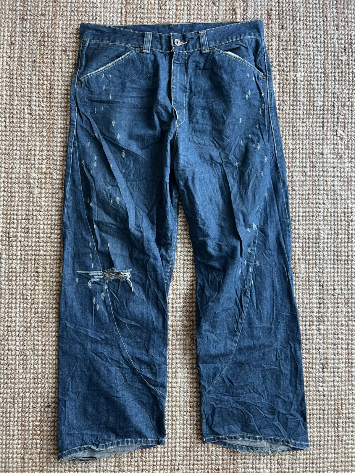 Levi's Levis Engineered Twisted Jeans Tag W34 Actual 35x28.5 Size US 34 / EU 50 - 1 Thumbnail