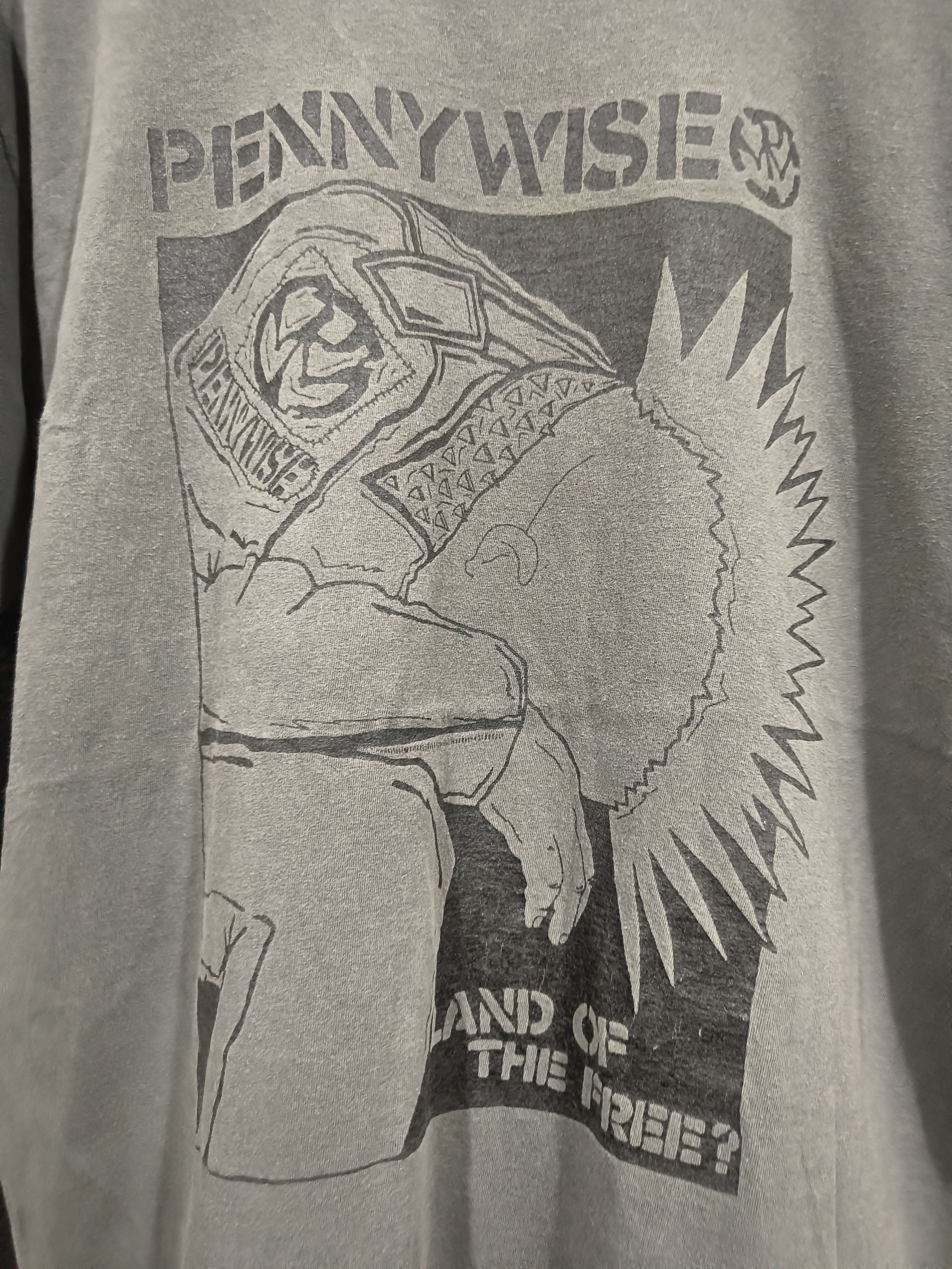 Band Tees Vintage Pennywise Land of the free? Shirt Size US L / EU 52-54 / 3 - 2 Thumbnail
