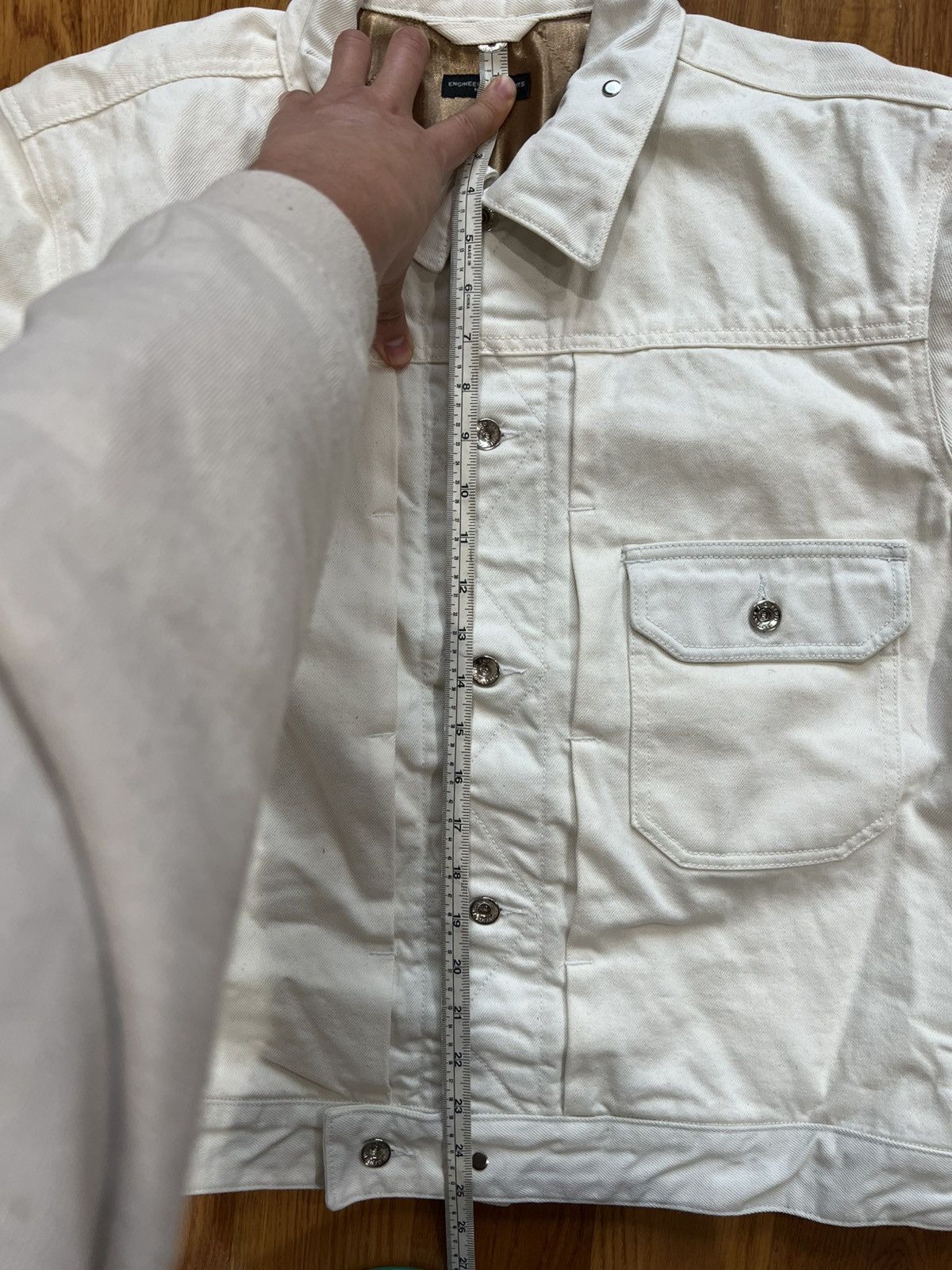 Engineered Garments Engineered Garments lined quilted denim trucker jacket sz M Size US M / EU 48-50 / 2 - 8 Thumbnail