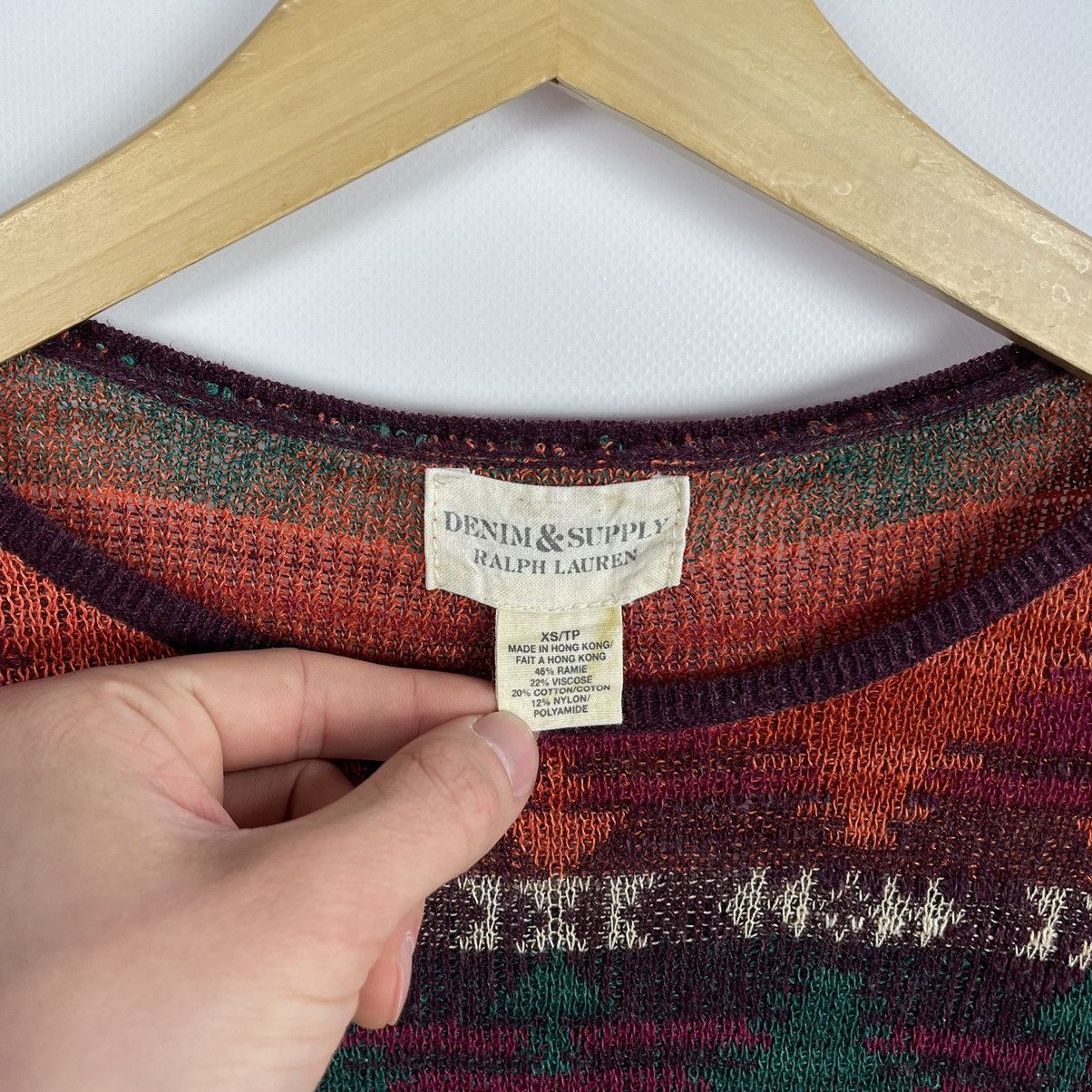 Denim & Supply Ralph Lauren Vintage Denim & Supply Ralph Lauren aztec sweater 90’s Size XS / US 0-2 / IT 36-38 - 4 Thumbnail