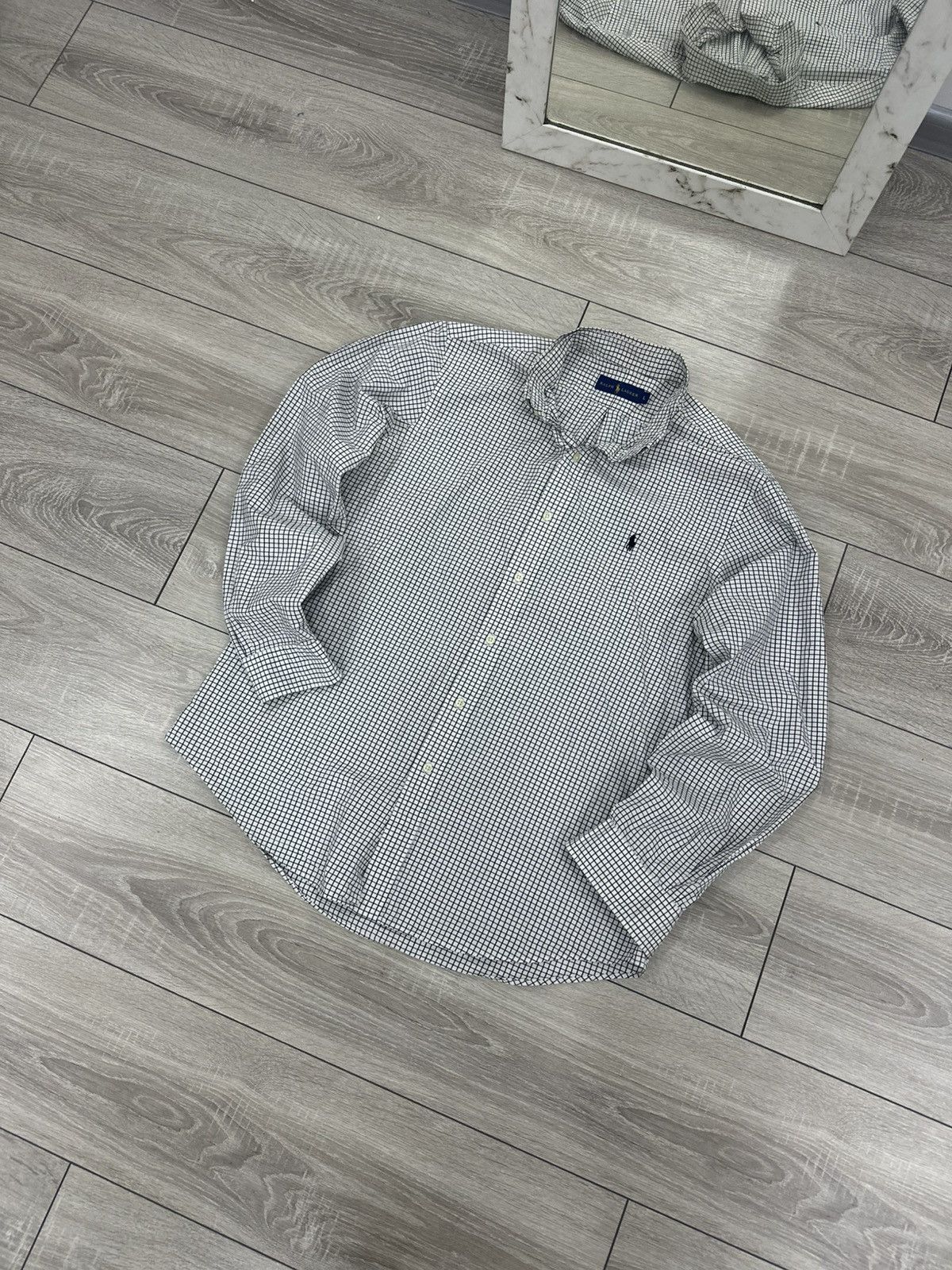 Polo Ralph Lauren Polo Ralph Lauren White Stripped Shirt Old Money Style Size US L / EU 52-54 / 3 - 4 Thumbnail