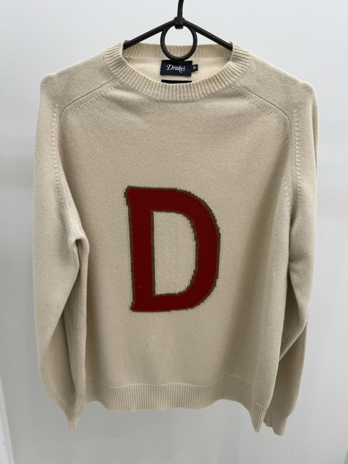 Drake's Drake's Cashmere Sweater D Logo Size US M / EU 48-50 / 2 - 1 Thumbnail