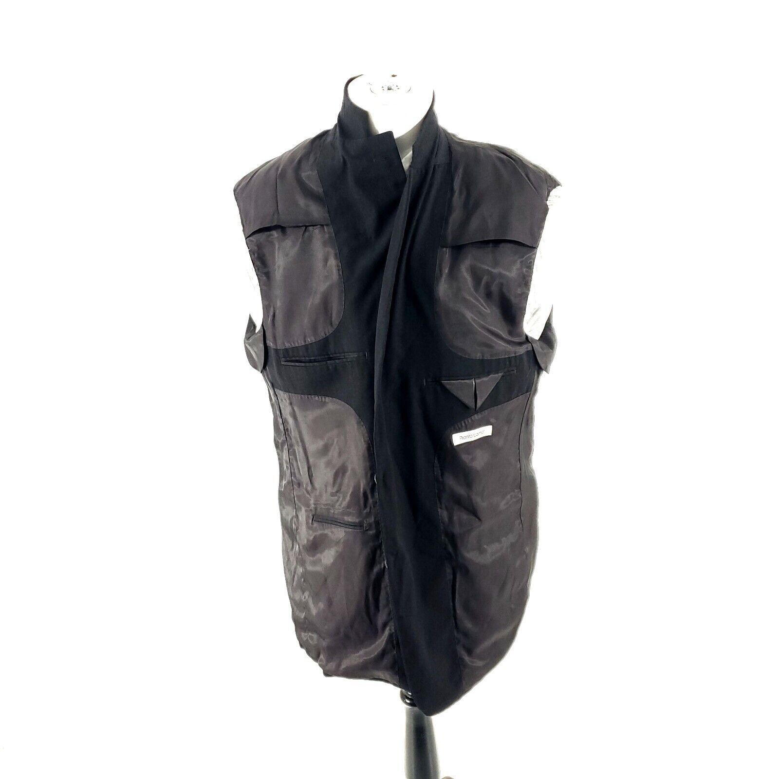 Pronto Uomo Pronto Uomo Wool 2 Button Blazer 46L Or Slim 48L Gray Size 46L - 9 Thumbnail