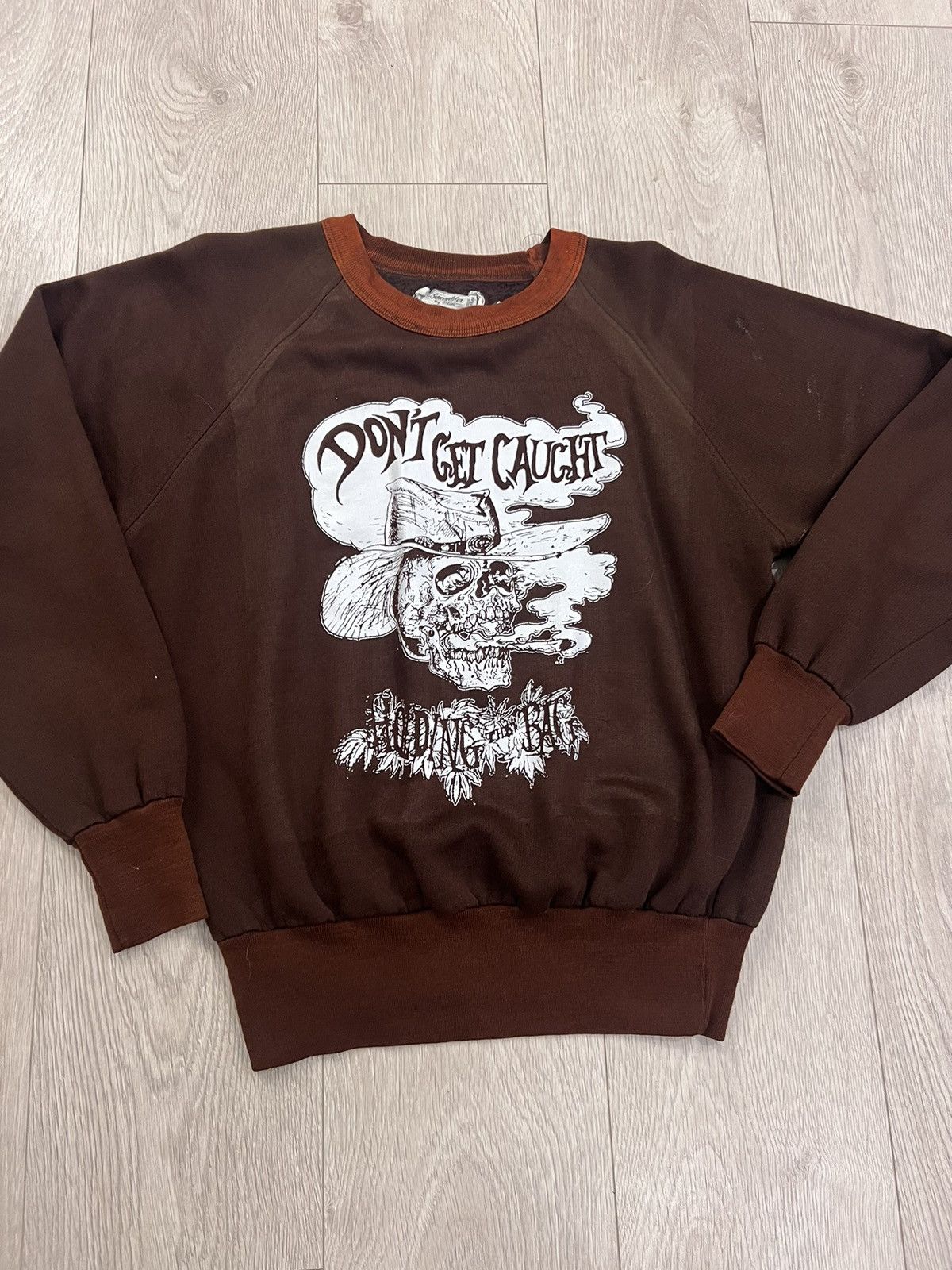 Vintage Vintage 60s 70s Don’t Get Caught Holding The Bag Sweatshirt Size US XS / EU 42 / 0 - 2 Thumbnail