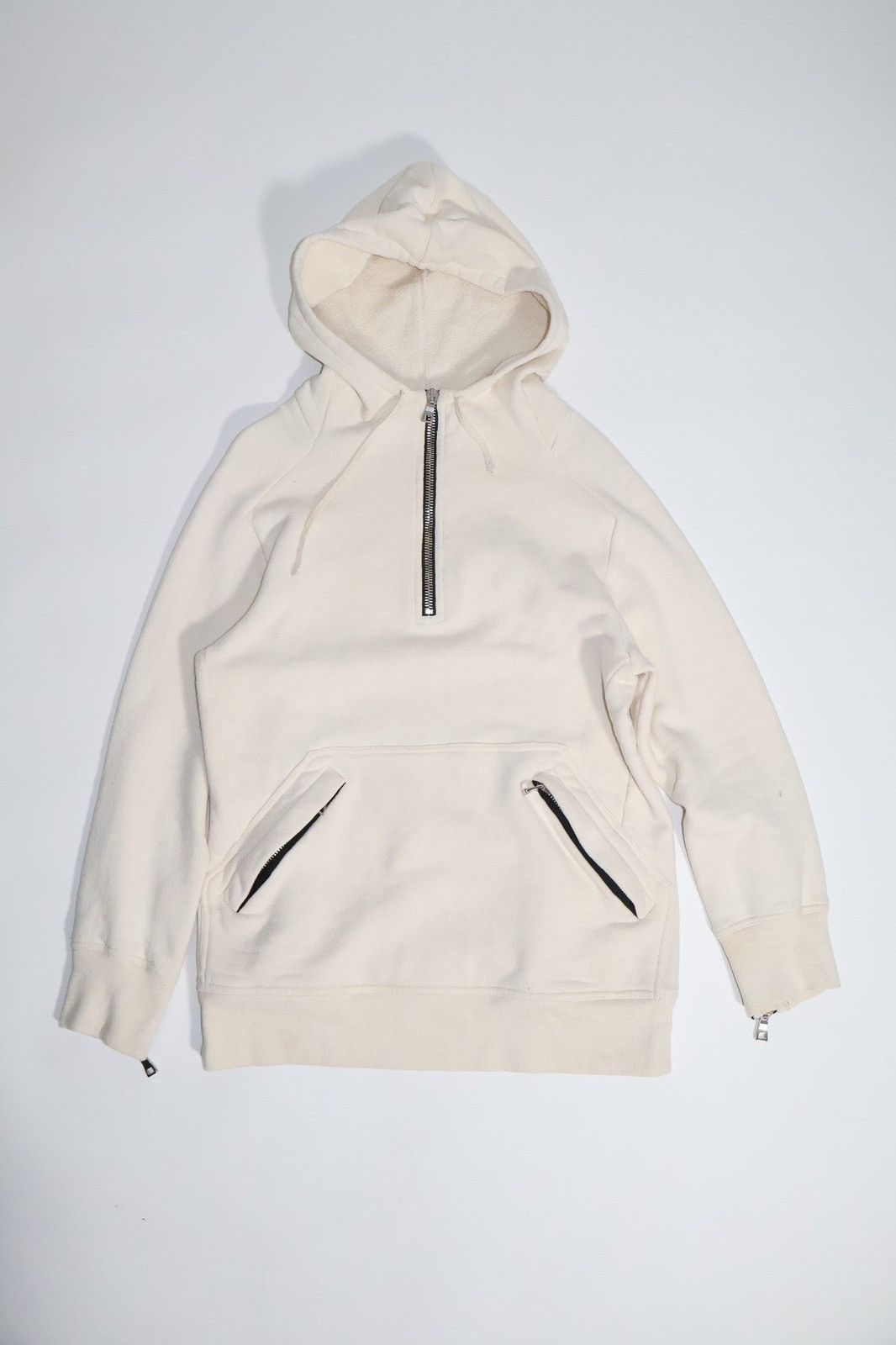 Balmain Balmain AW12 Quarter Zip Hoodie Size US S / EU 44-46 / 1 - 1 Thumbnail