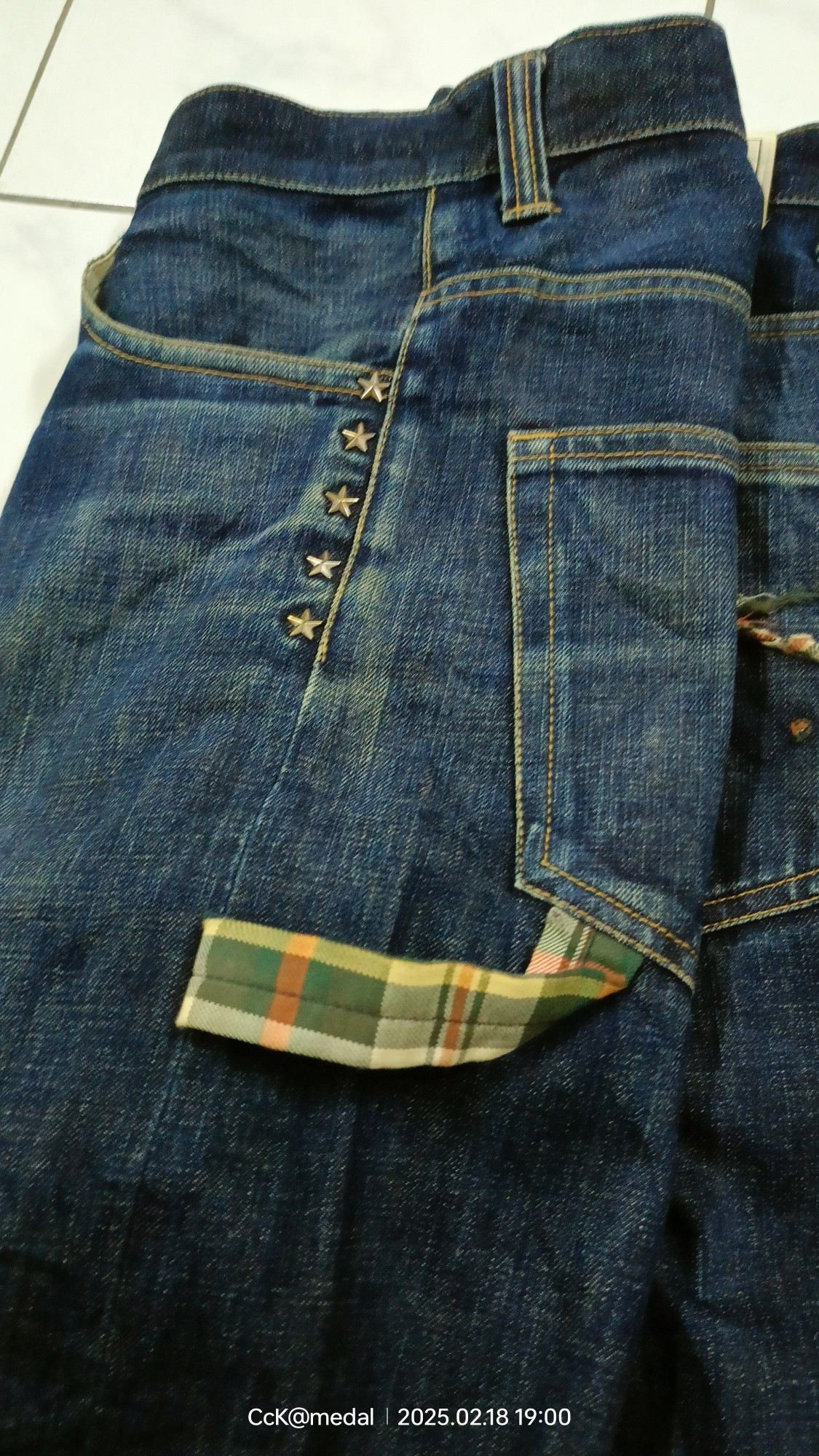 Japanese Brand × atmos Atos at*mos*phere distressed denim Size US 35 - 8 Thumbnail