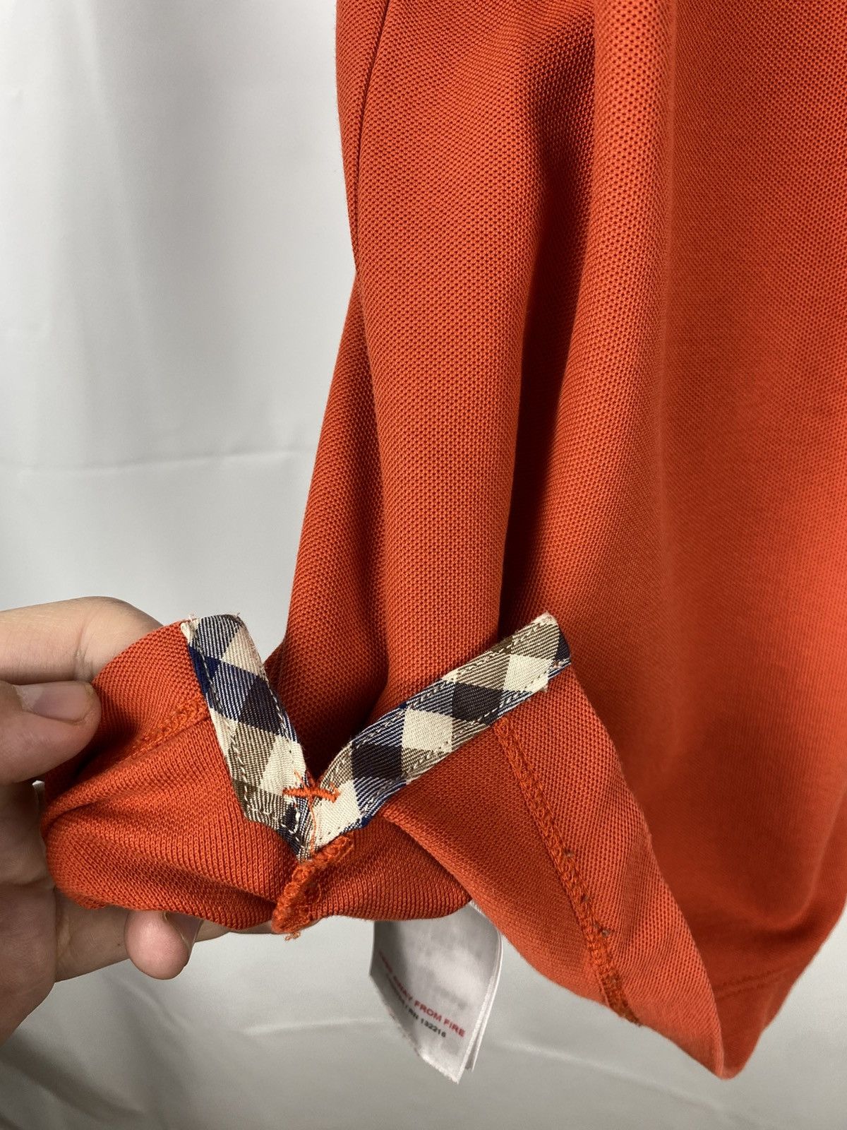 Aquascutum Aquascutum Collared Polo Tee Check Color Cotton size L Size US L / EU 52-54 / 3 - 9 Thumbnail