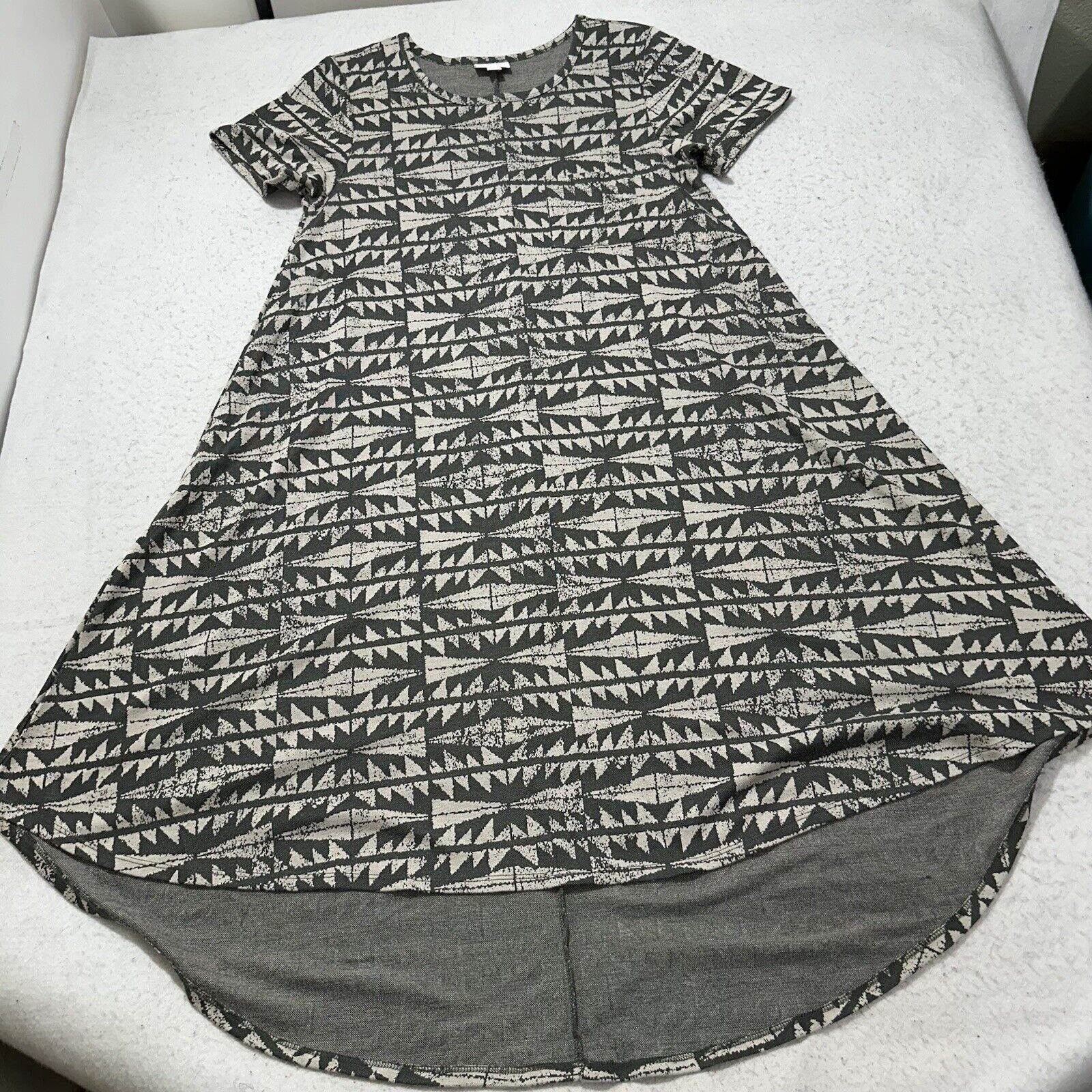 Other LuLaRoe Carly Small T Shirt Dress A-Line Pullover Size S / US 4 / IT 40 - 1 Thumbnail