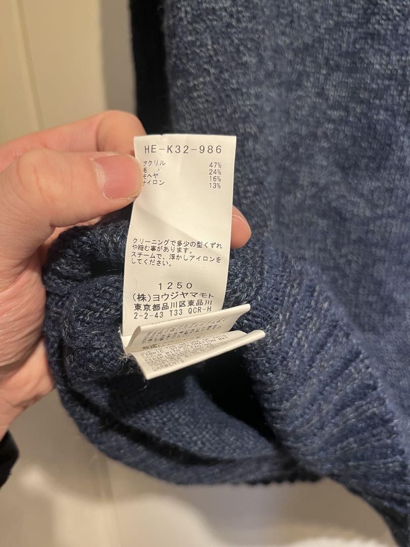 Yohji Yamamoto yohji yamamoto pourhomme turtleneck Size US L / EU 52-54 / 3 - 4 Thumbnail