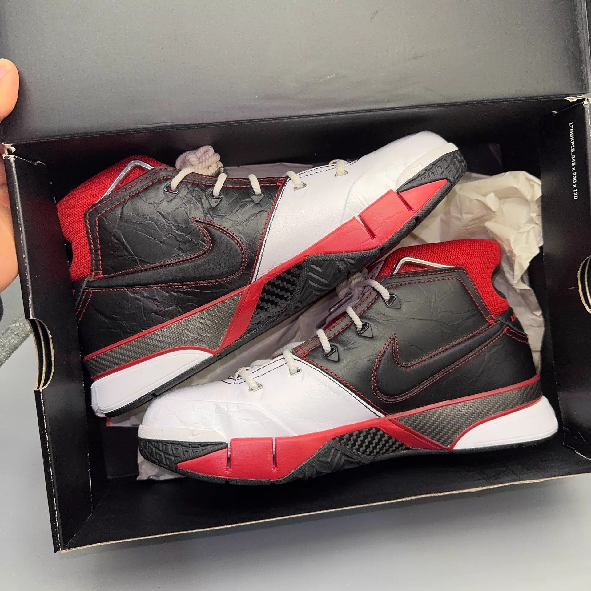 Nike Nike Kobe 1 All-Star White Red Size 42.5 Size US 9.5 / EU 42-43 - 5 Thumbnail