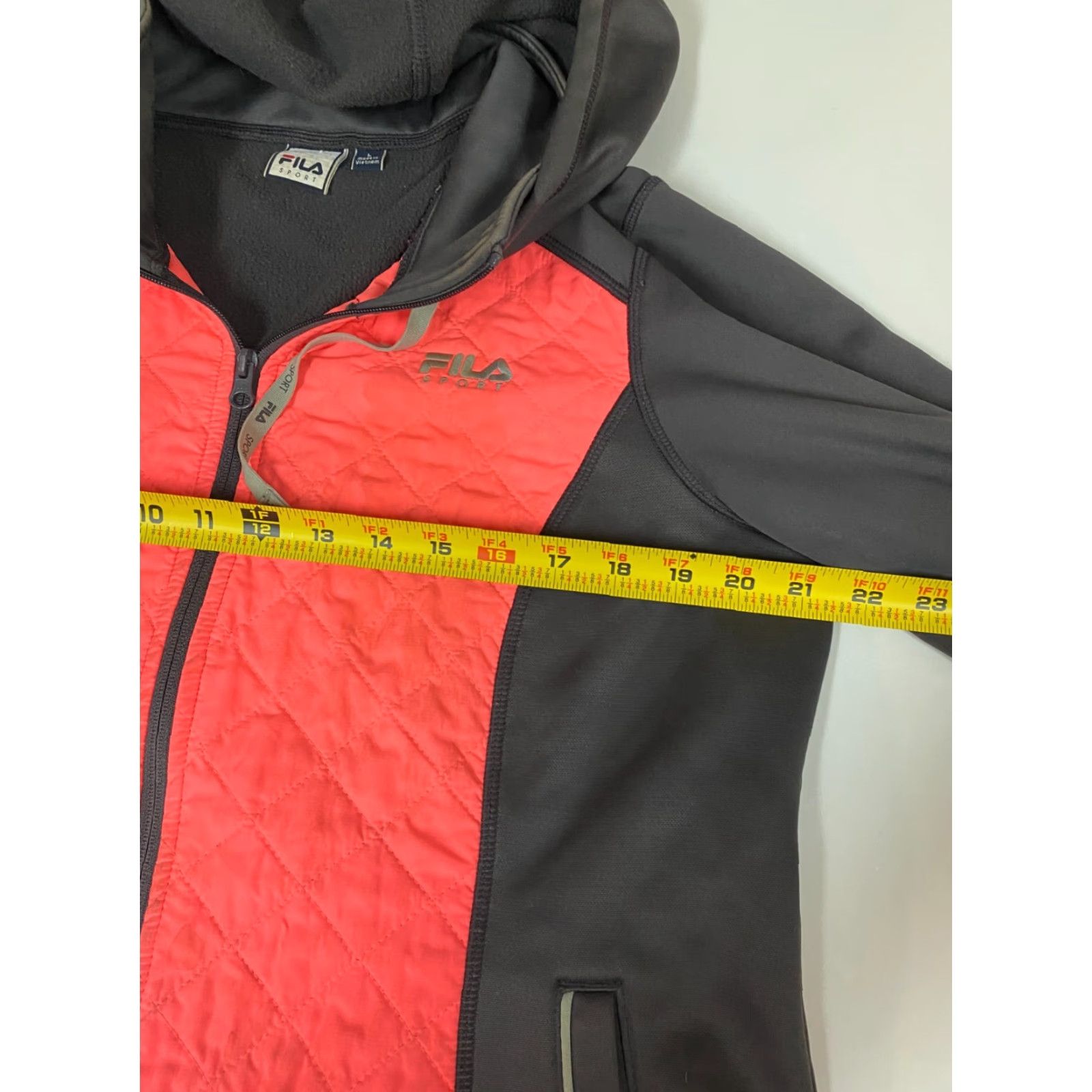 Fila FILA Jacket Womens L gray Full Zip Hoodie Outdoors Classic Shirt Womens Clothing Jacket Size L / US 10 / IT 46 - 6 Thumbnail