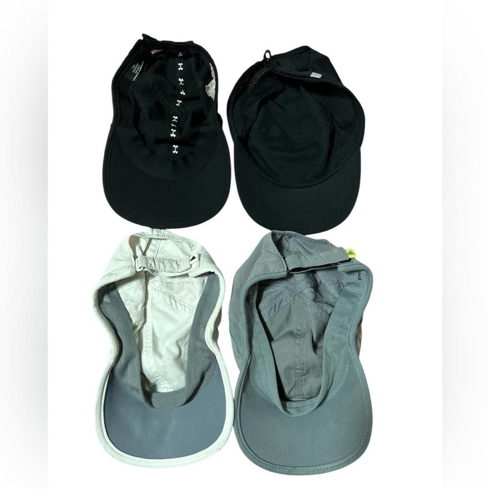 Adidas 4 Running Hats set - Adidas & Under Armour Size ONE SIZE - 2 Thumbnail