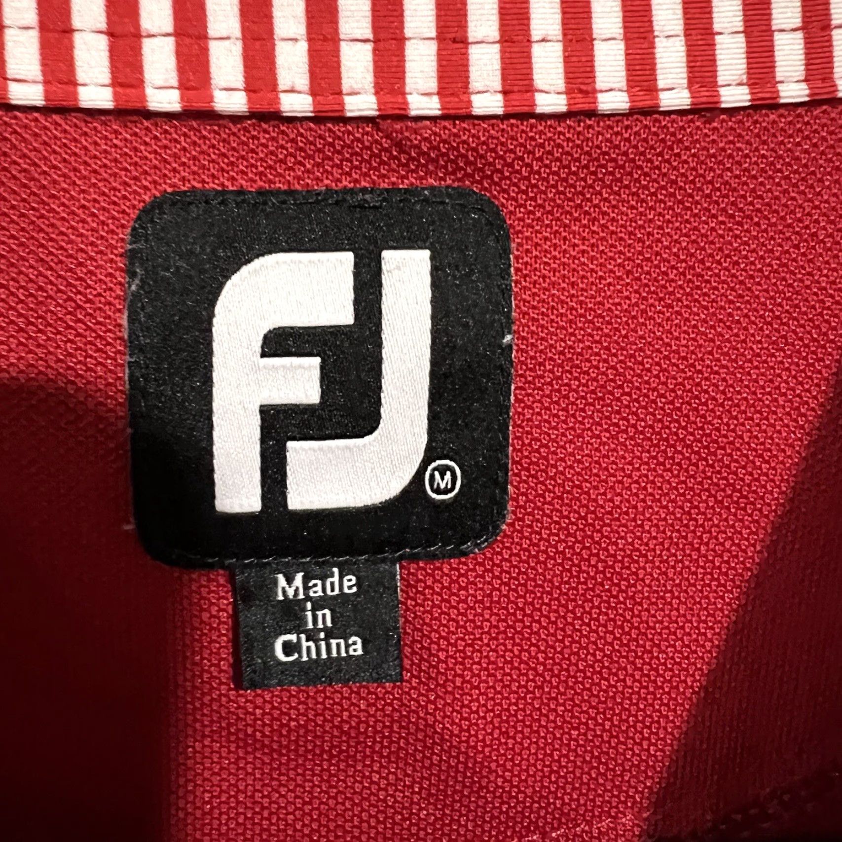 Footjoy Footjoy Men’s Polo Golf Polo Solid Red Men’s Size M Size US M / EU 48-50 / 2 - 2 Thumbnail