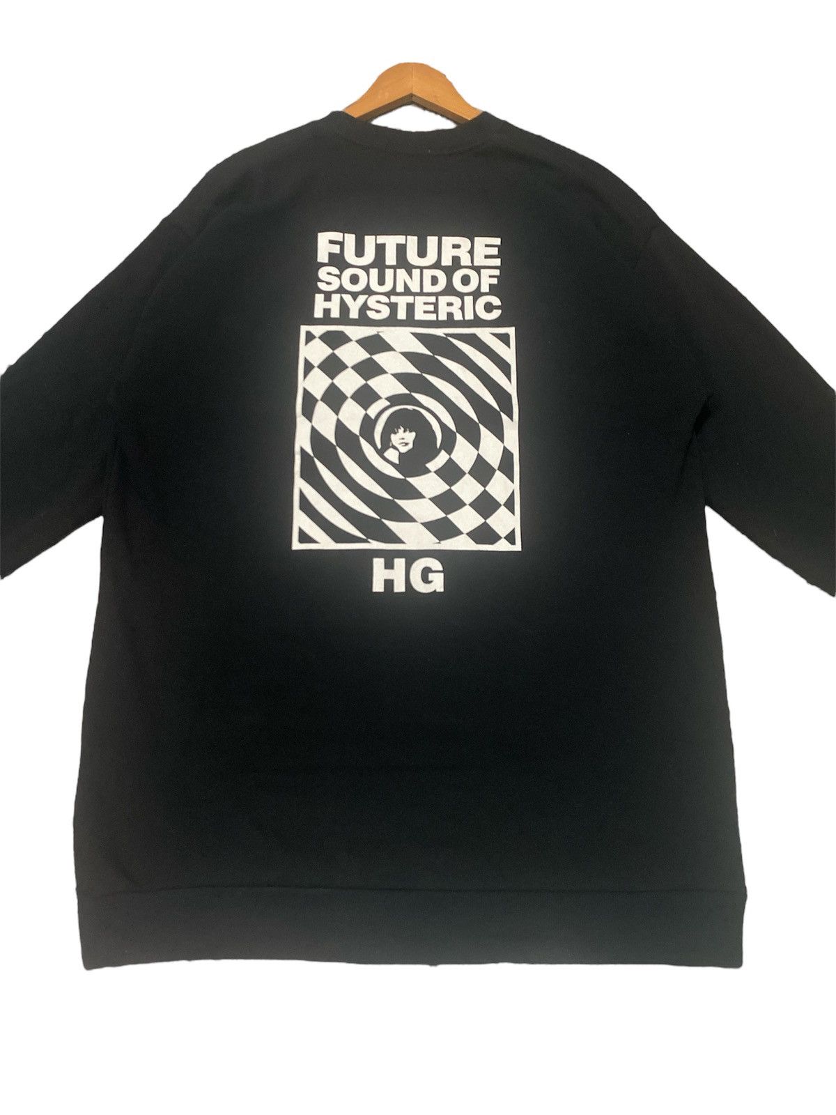 Hysteric Glamour × Japanese Brand × Vintage 💥RARE💥HYSTERIC GLAMOUR “FUTURE SOUND OF HYSTERIC”SWEATSHIRT✨ Size US XXL / EU 58 / 5 - 4 Thumbnail