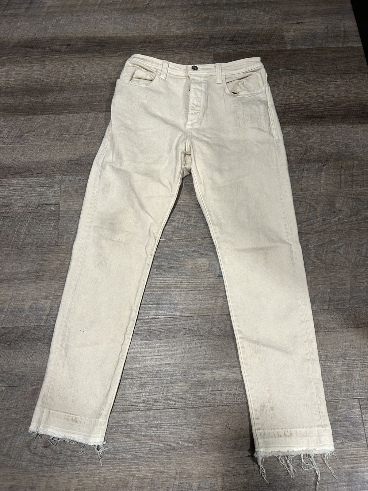 Bare Knuckles Bare Knuckles Collection Two Clay Wash Distressed Denim Size US 30 / EU 46 - 1 Thumbnail